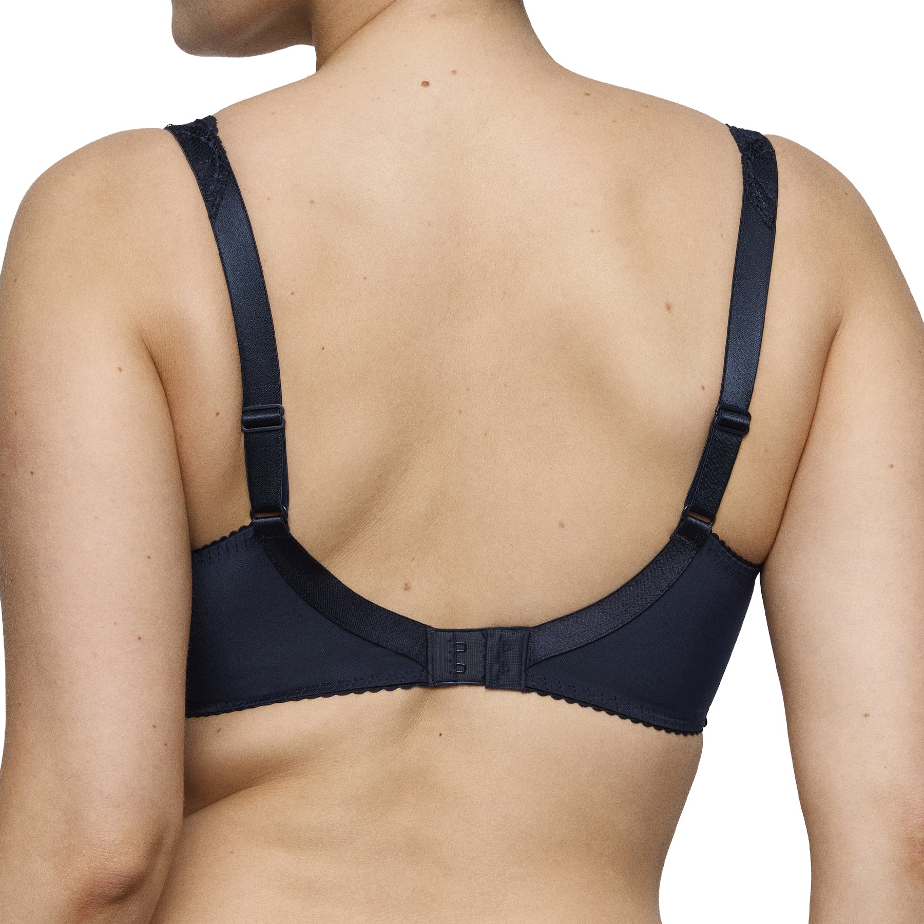 PrimaDonna Madison Full Cup Bra in Navy, a timeless basics bra featuring supportive full cups, elegant lace detailing, and exceptional comfort for everyday wear.