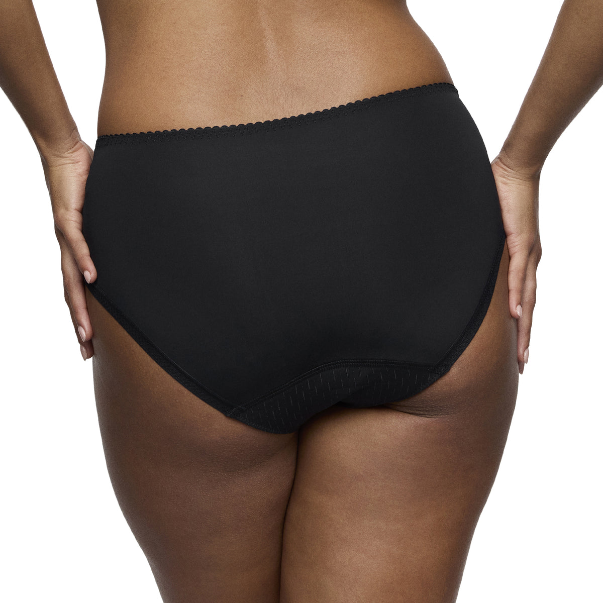 Back view of PrimaDonna Deauville Full Brief in Smokey Bronze showing smooth full coverage