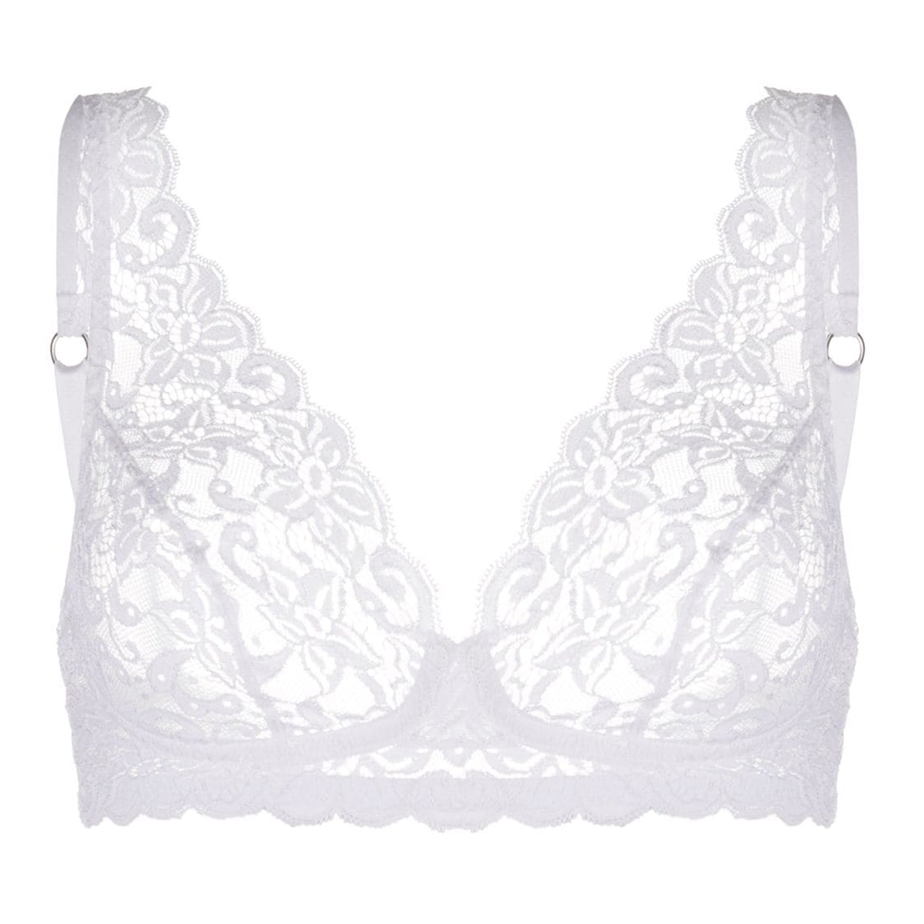 Holland Lace Bustier In Lili Pink