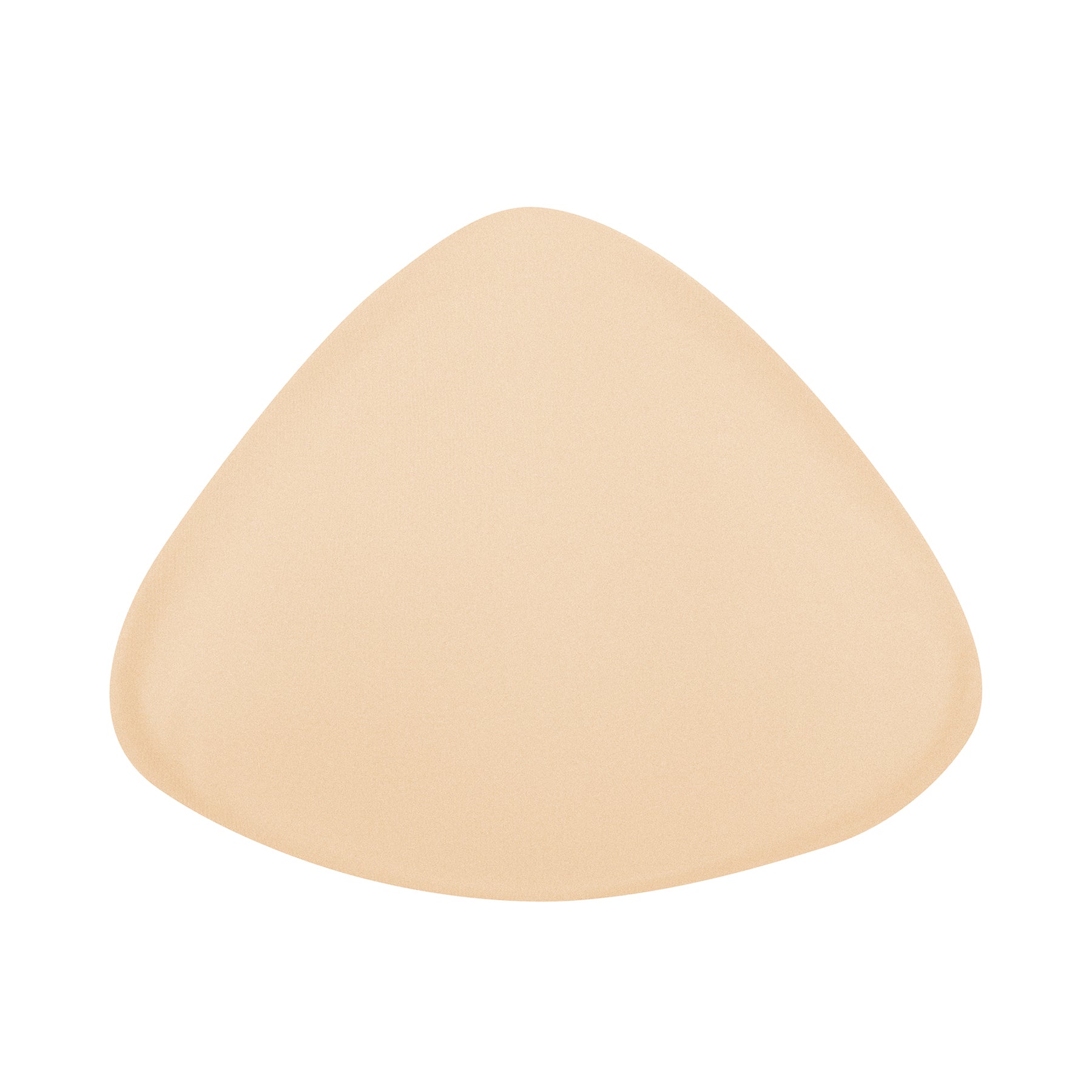 Amoena Leisure 132N breast prosthesis front view - smooth, lightweight triangle-shaped form for everyday comfort and balance.