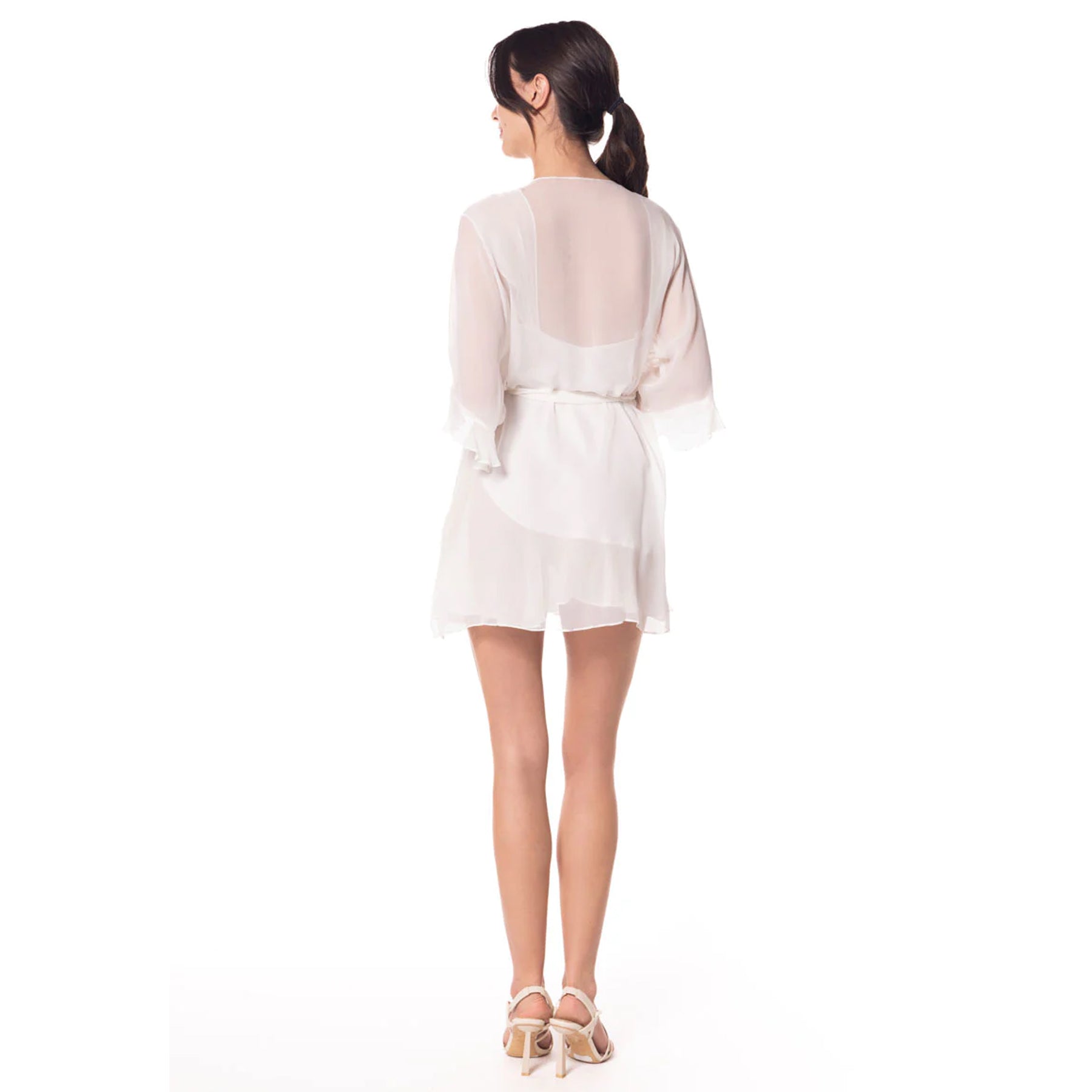 Christine Silk Angels Wrap Robe