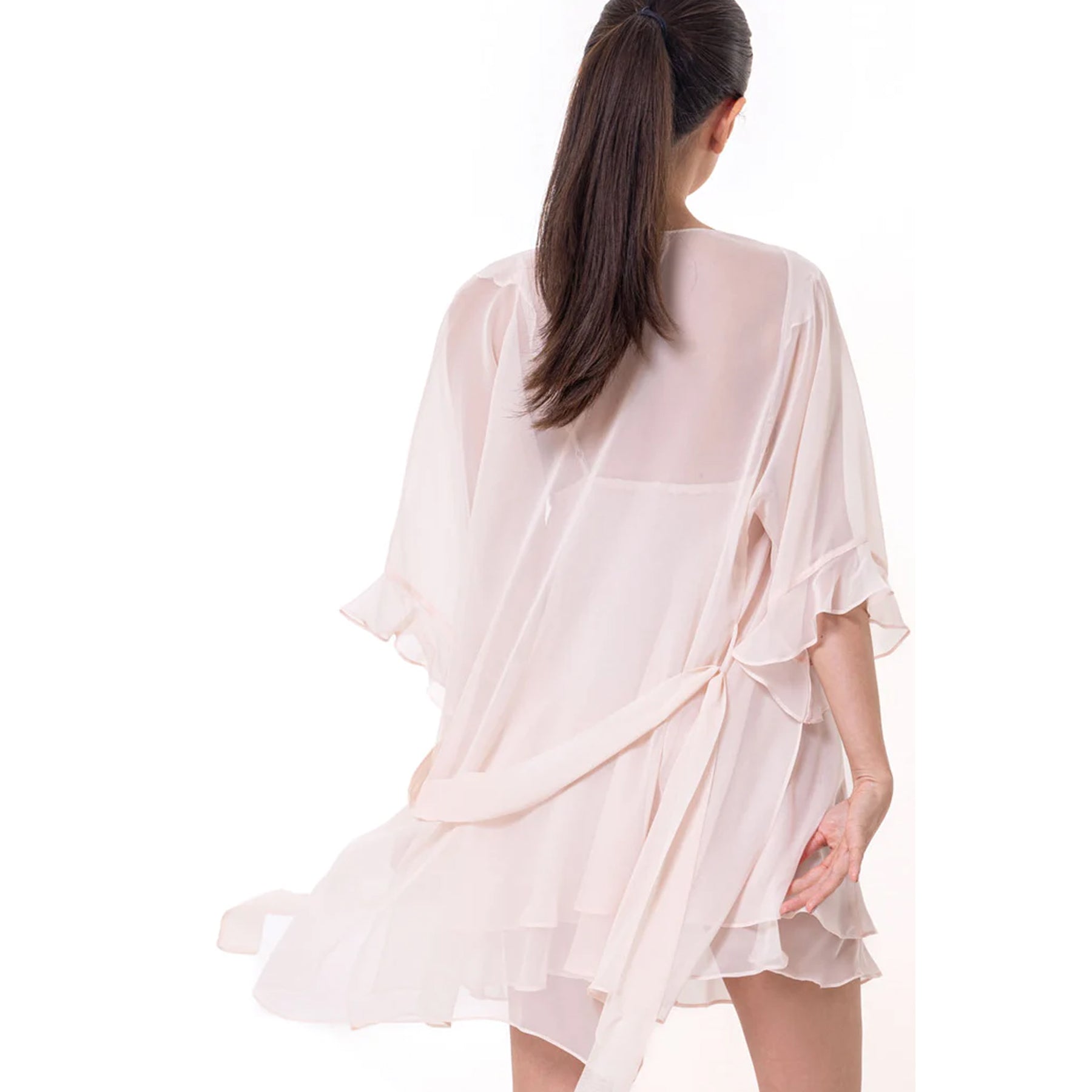 Christine Silk Angels Wrap Robe