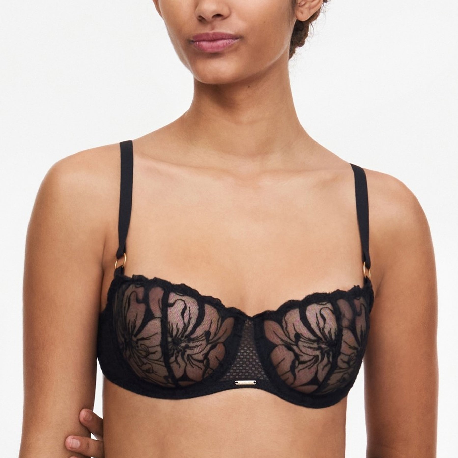 Chantelle Fleurs Lace Demi Bra