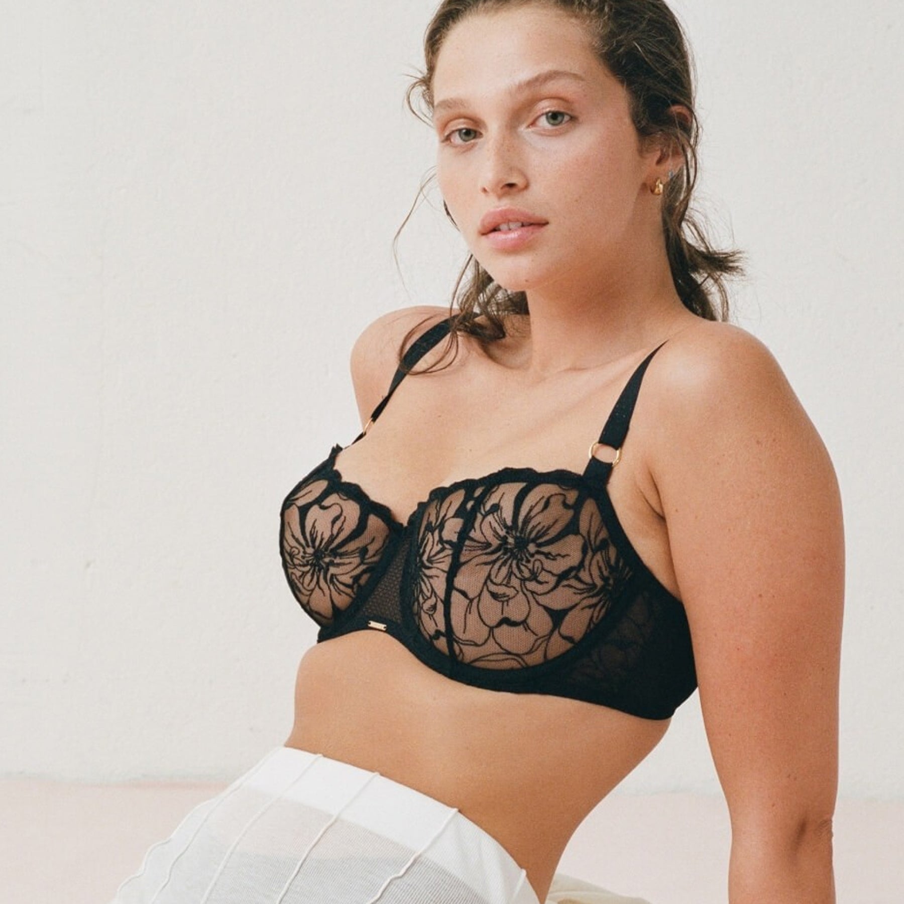 Chantelle Fleurs Lace Demi Bra