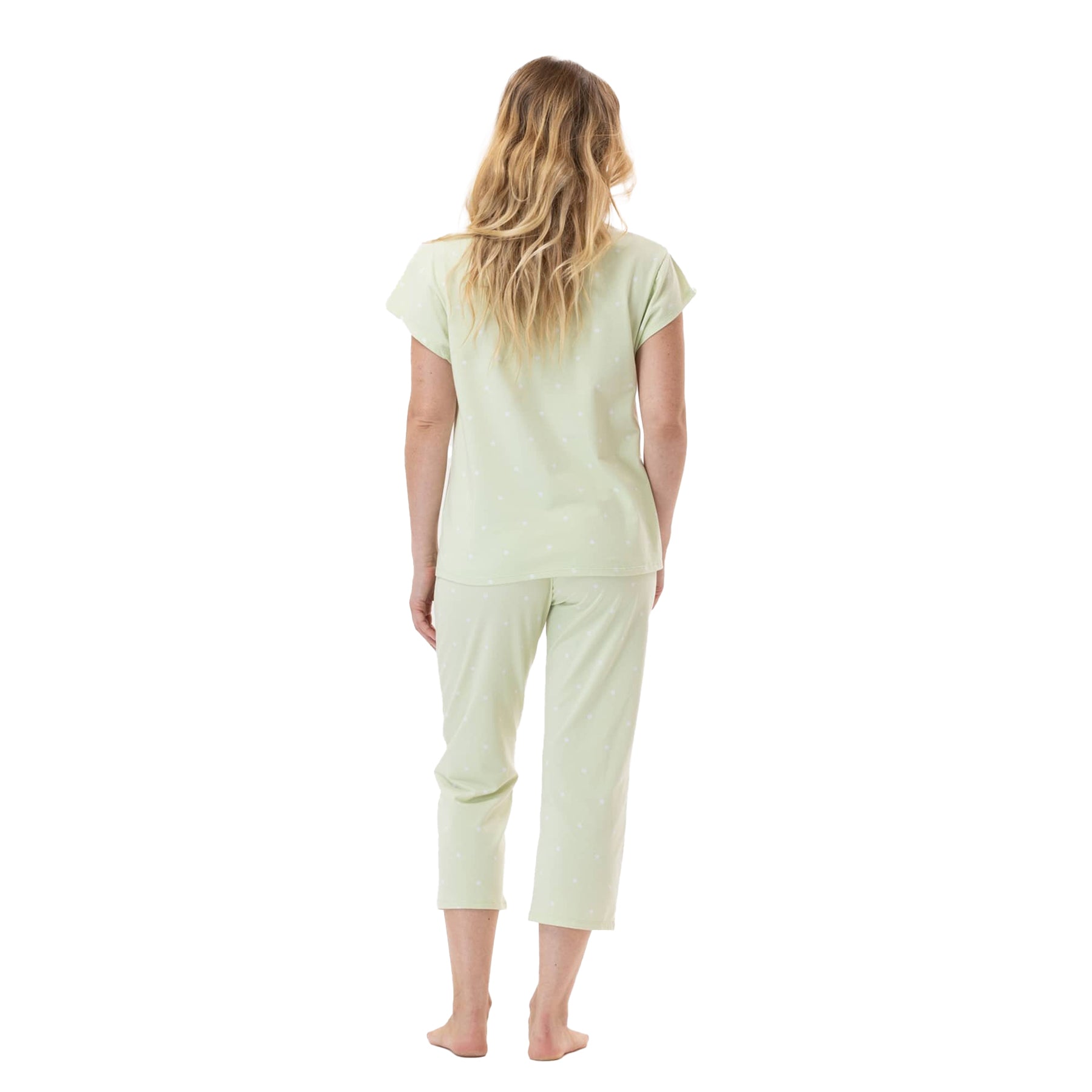 Le Chat Cropped Shortsleeve PJ Set