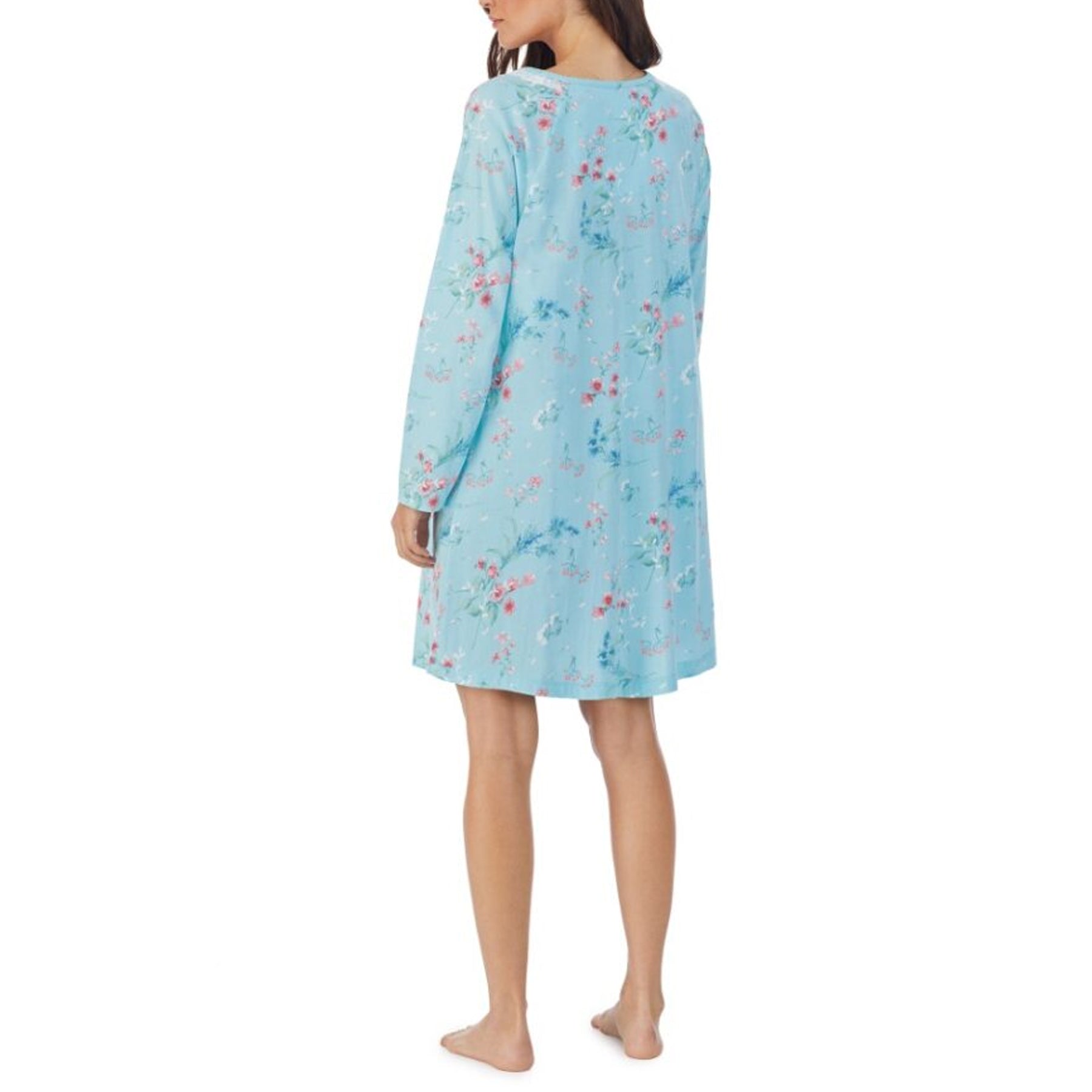 Carole Hochman Aqua Print Chemise
