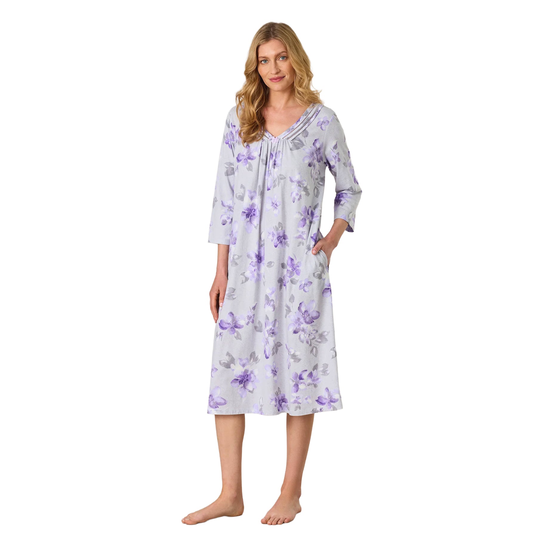 Carole Hochman 3/4 Sleeve Chemise