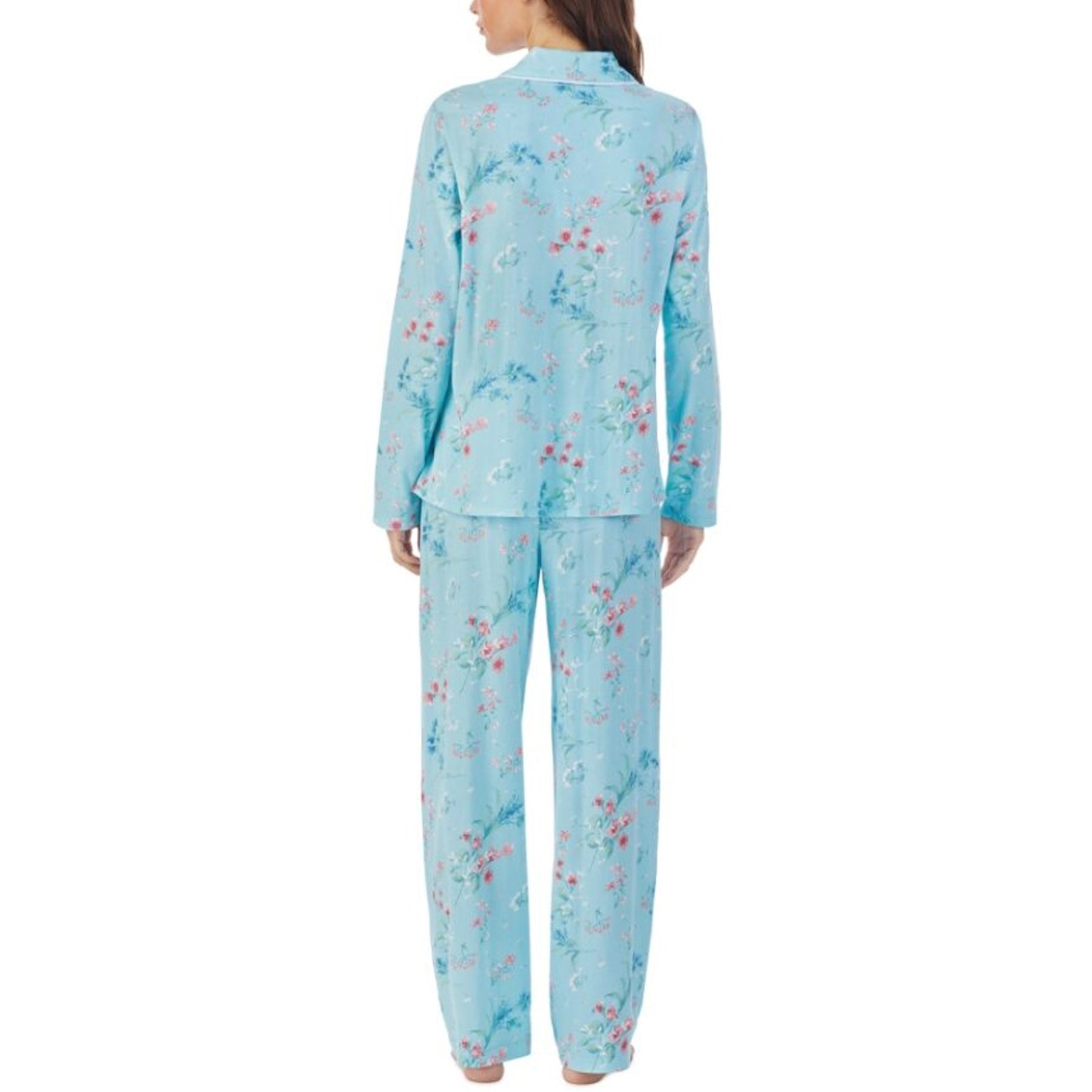 Carole Hochman Aqua Print PJ Set