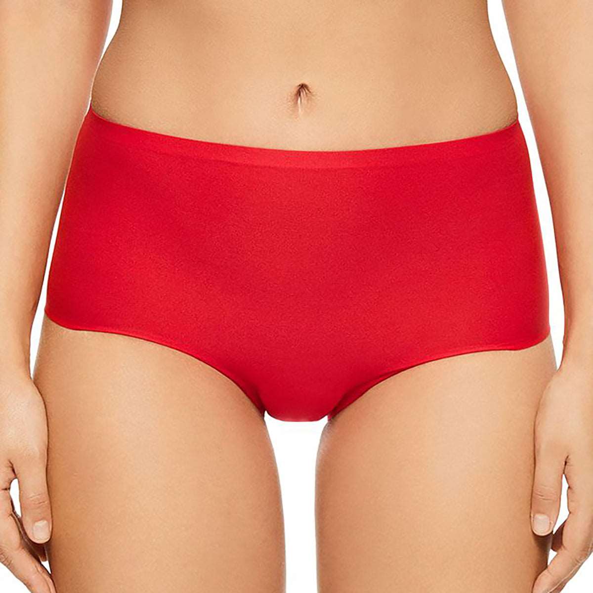 Chantelle Soft Stretch Brief 2647 in red rouge poppy seamless panty lingerie canada linea intima