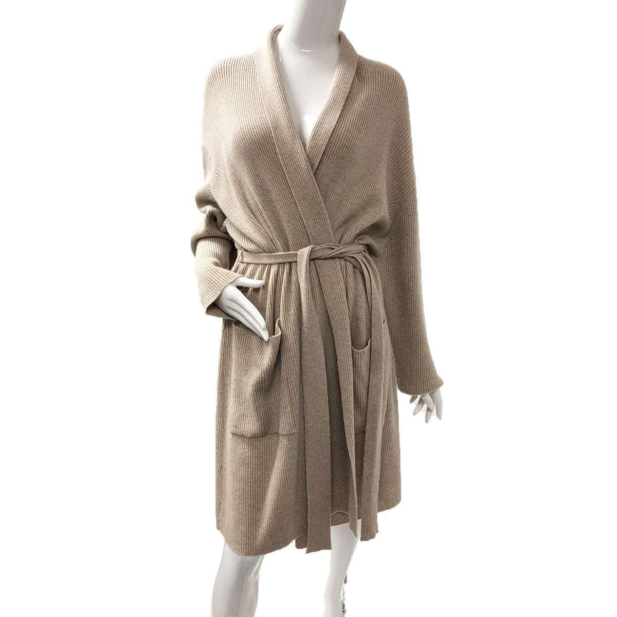 Chris Arlotta Short Ribbed Cashmere Robe