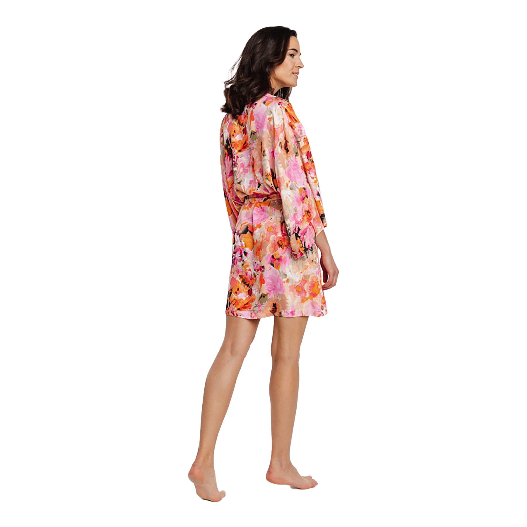 Coemi Cantaloupe Printed Robe