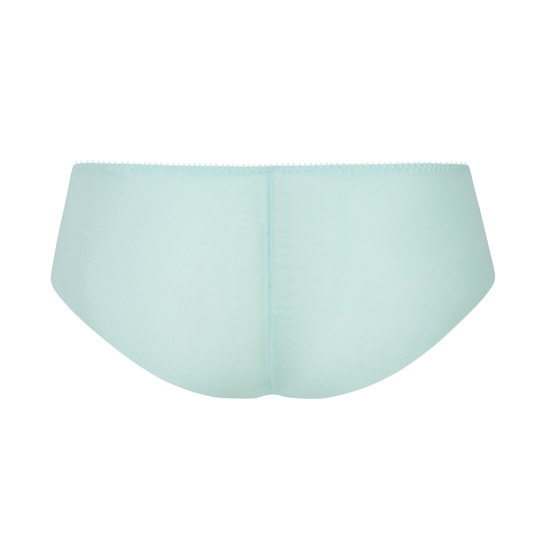 Empreinte May Shorty in Menthol - back view showing smooth sheer mesh for a seamless, comfortable fit