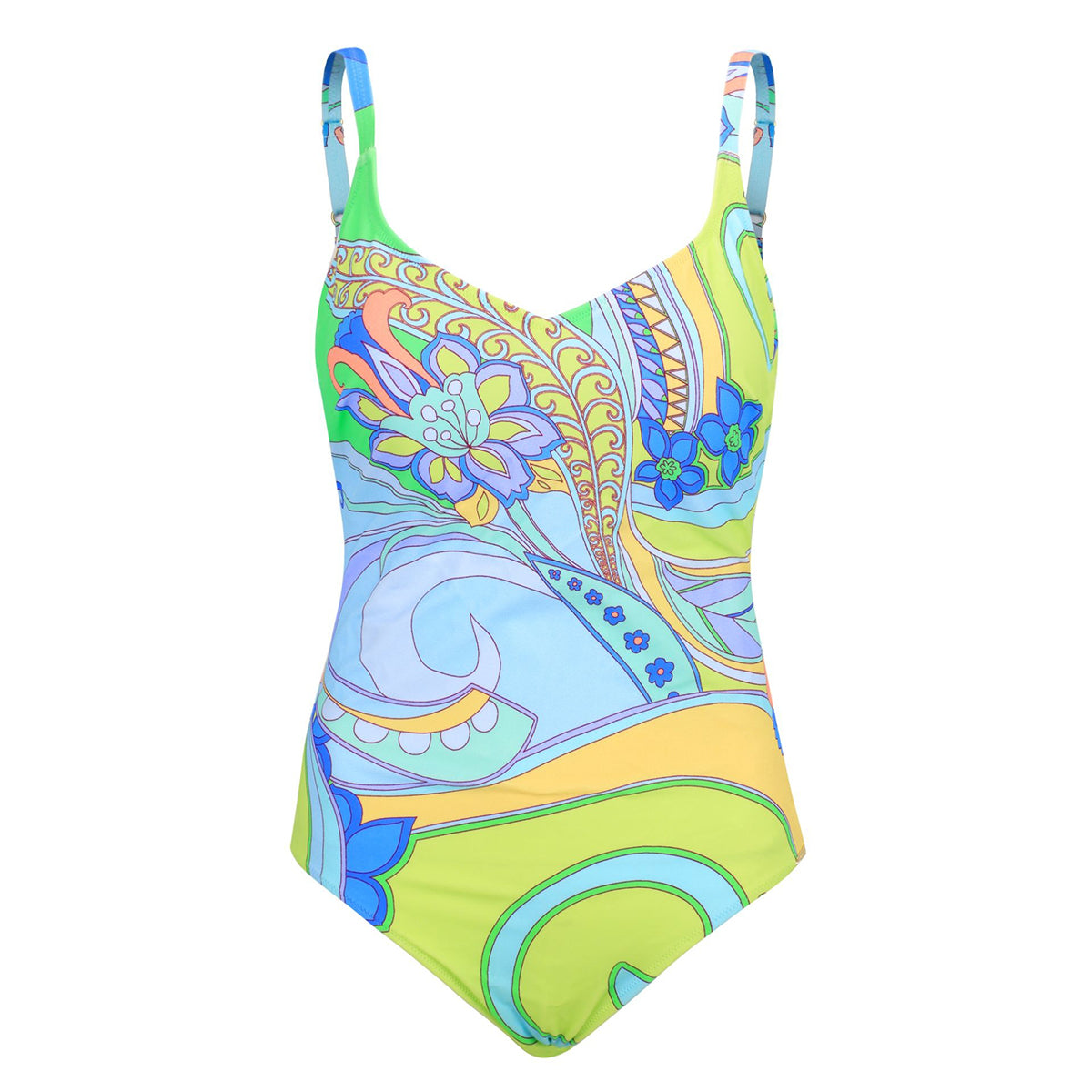 Gottex Wildflower Bandeau Swimsuit