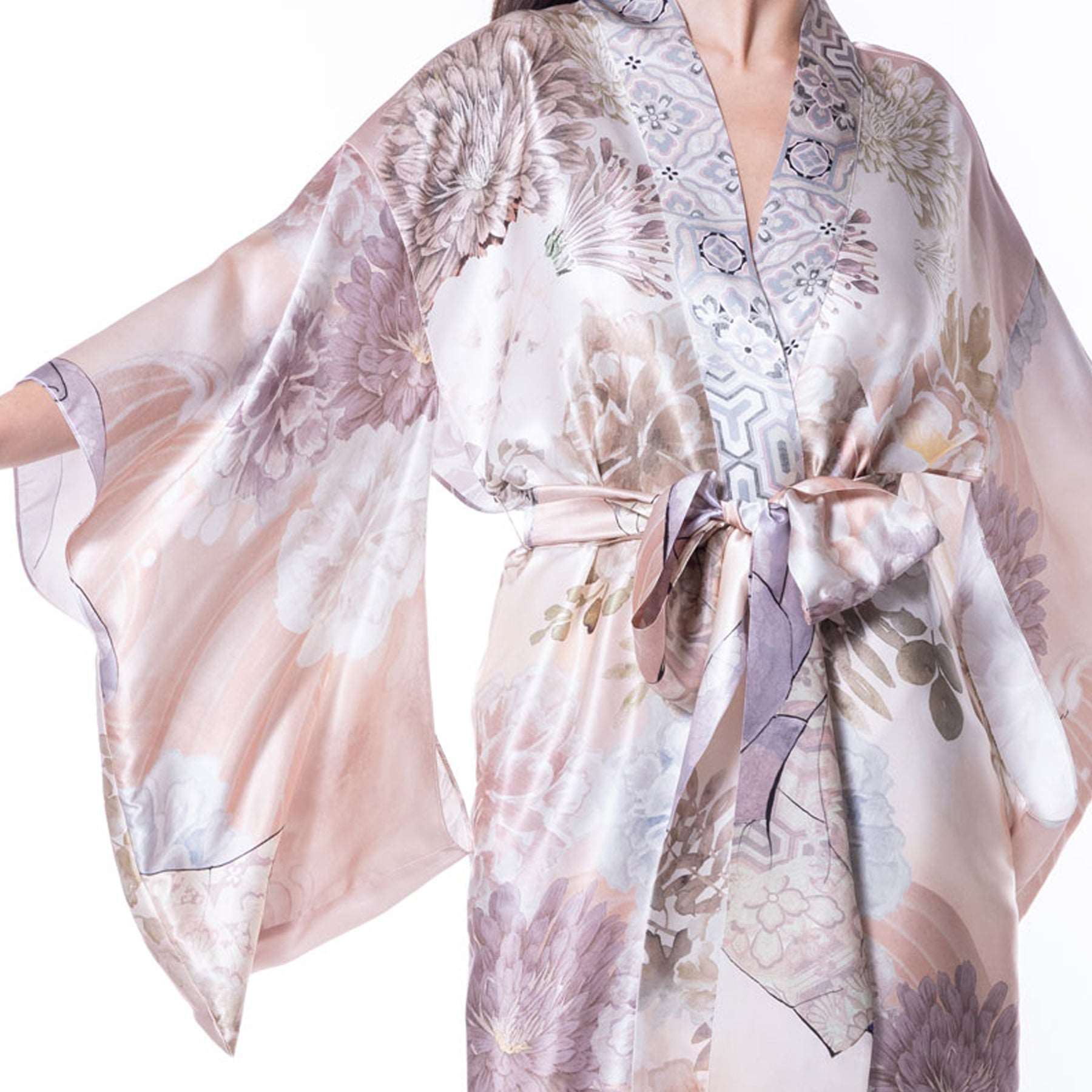 Christine Silk Geisha Long Robe