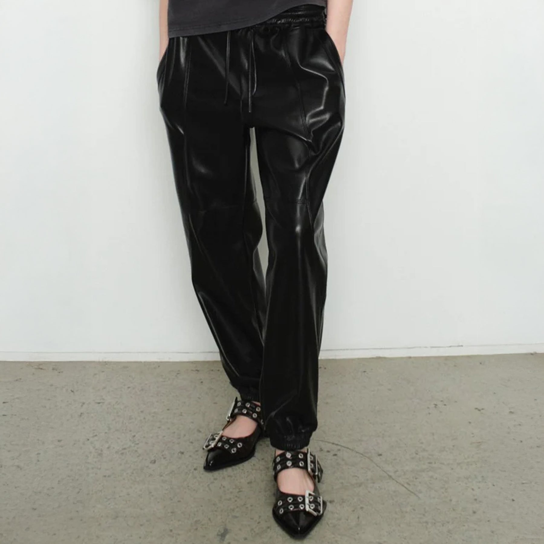 Melissa Nepton Emerson Vegan Leather Joggers