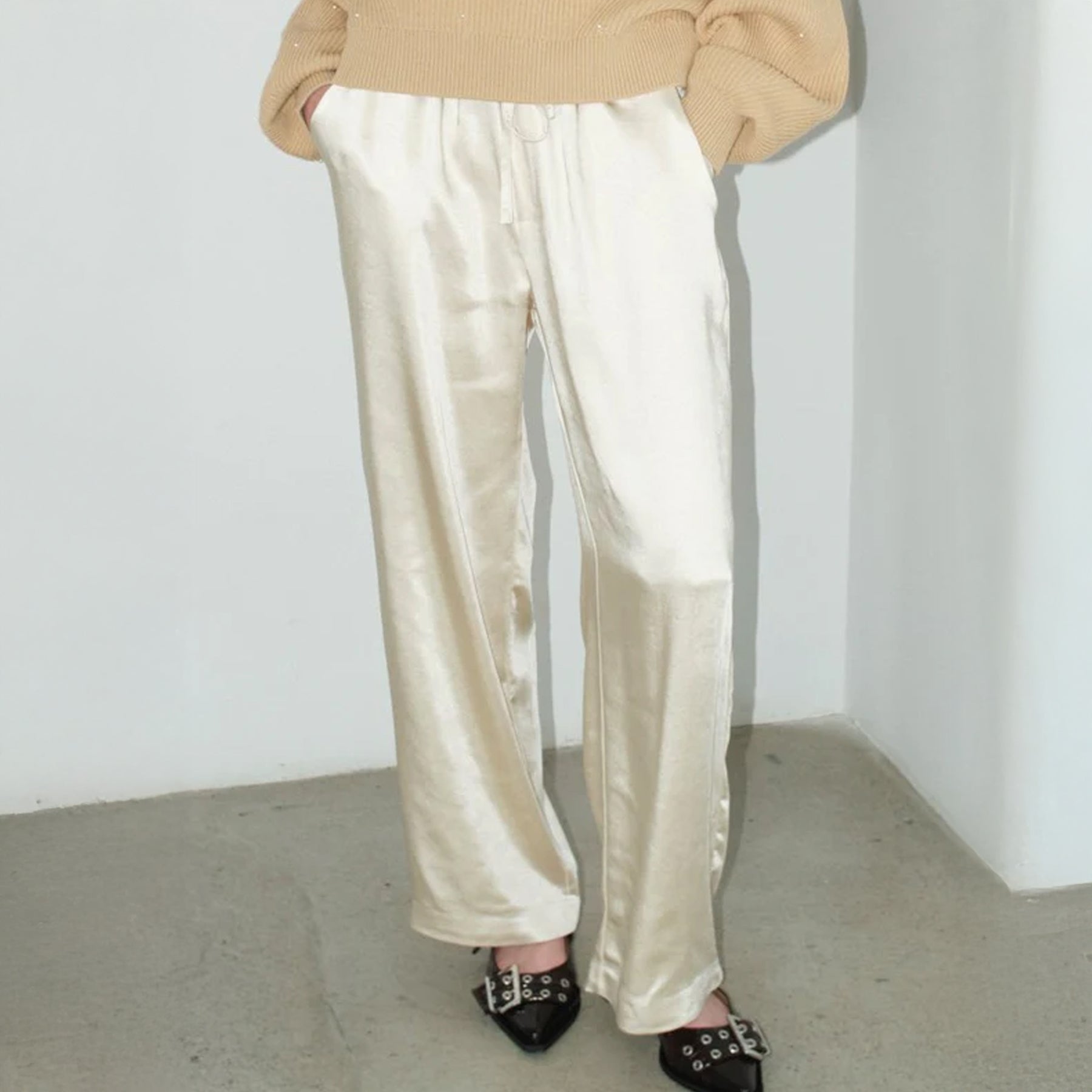 Melissa Nepton Pratt Satin Pants