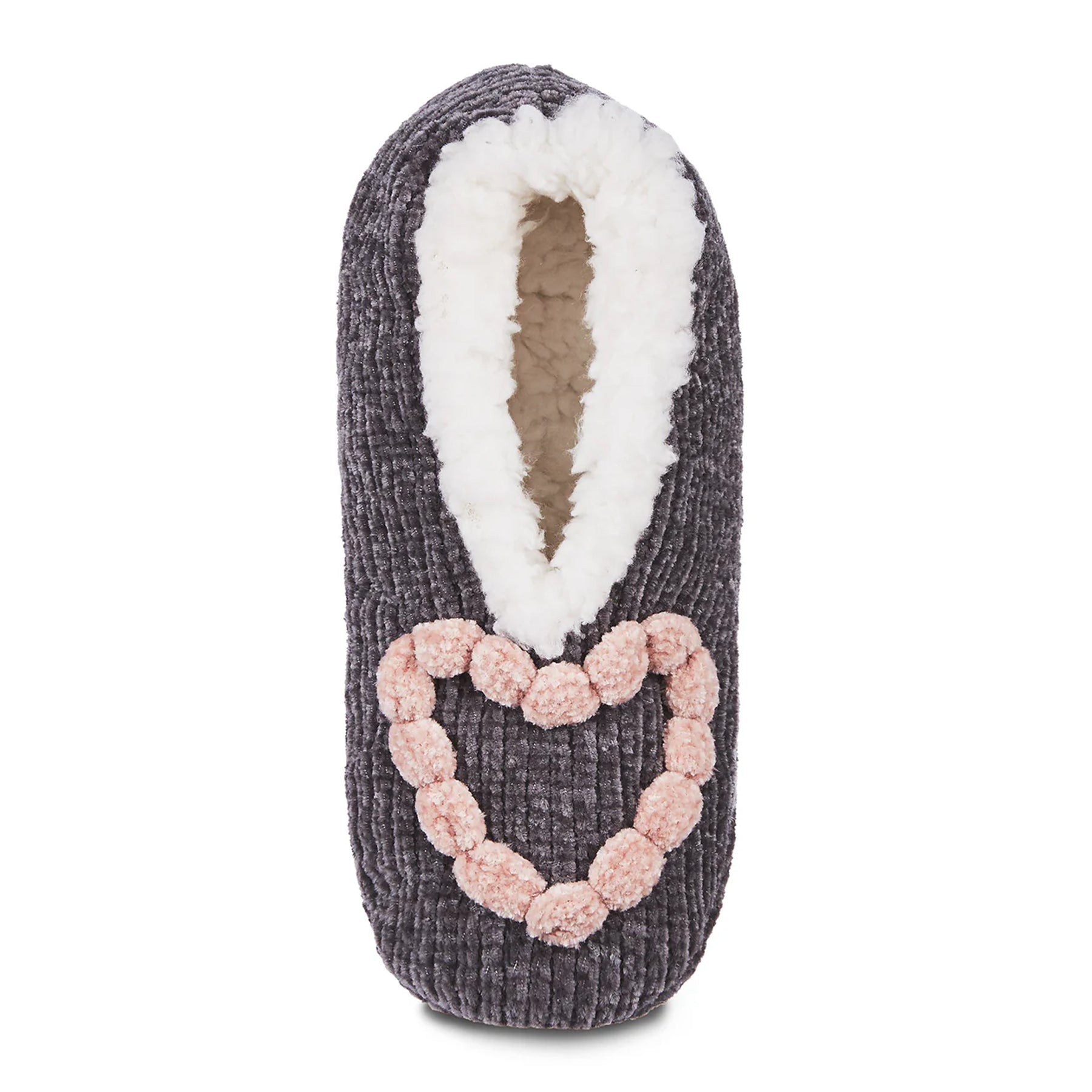 MeMoi Cozy Heart Slippers