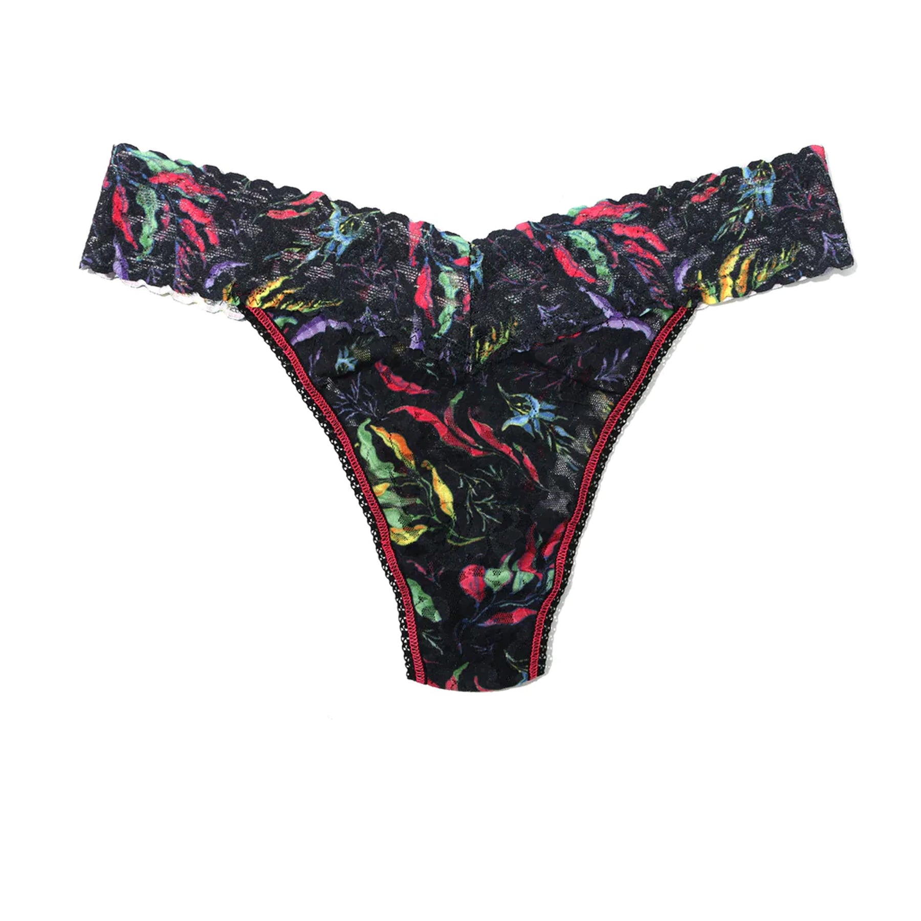 Hanky Panky Printed Lace Original Rise Thong