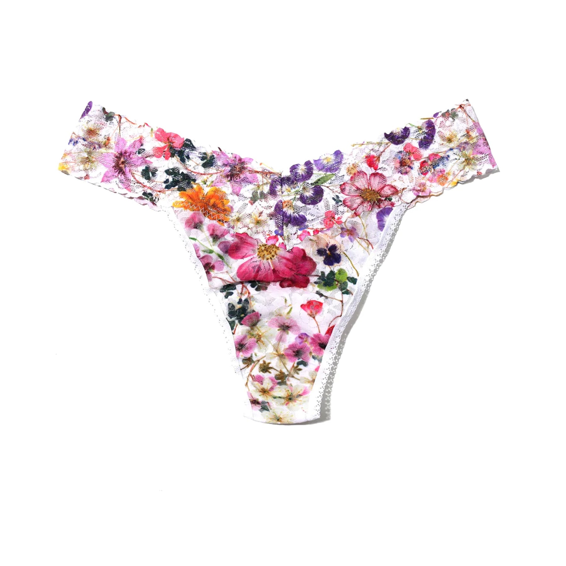 Hanky Panky Printed Lace Original Rise Thong