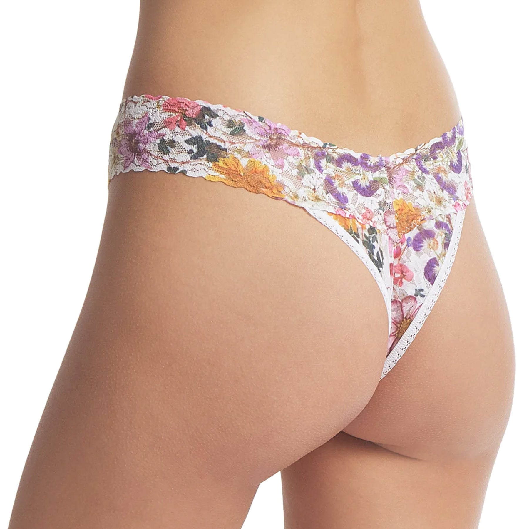 Hanky Panky Printed Lace Original Rise Thong