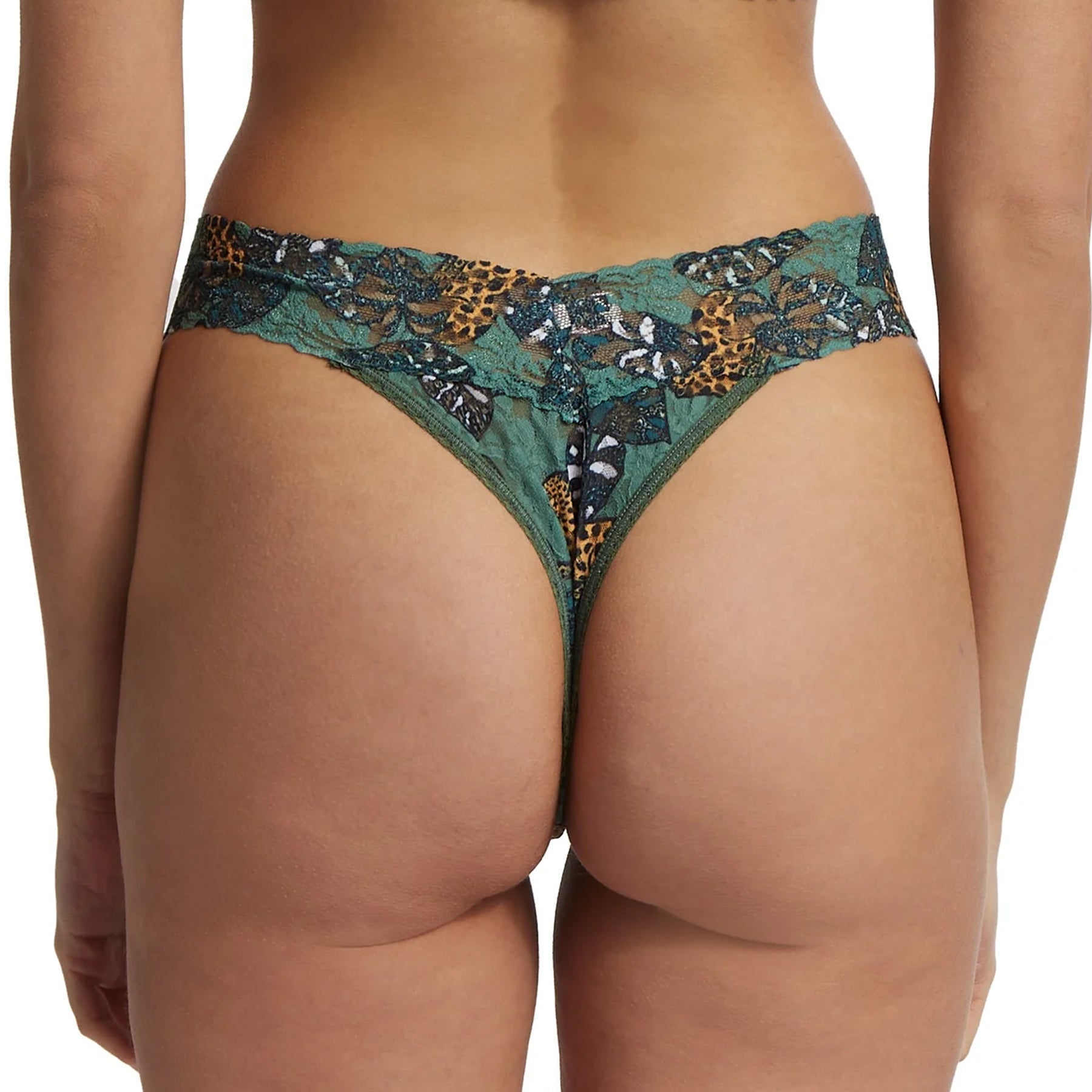 Hanky Panky Printed Lace Original Rise Thong