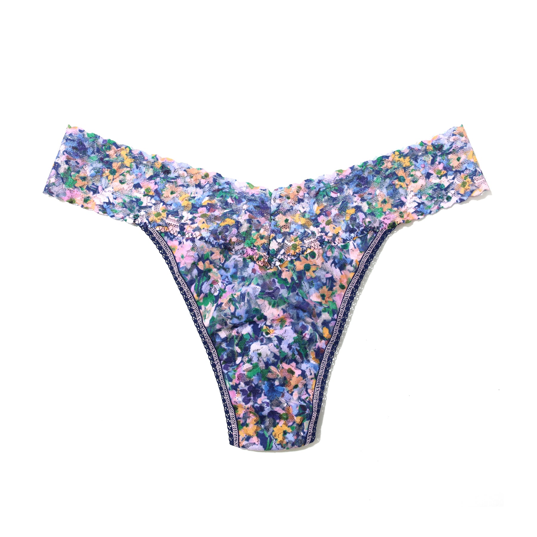 Hanky Panky Printed Lace Original Rise Thong