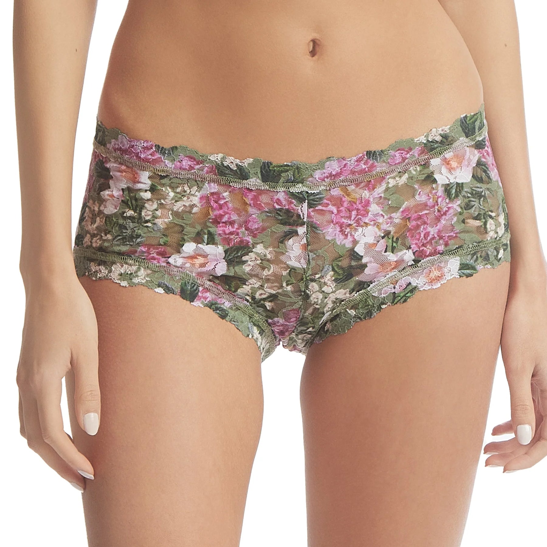 Hanky Panky Printed Lace Boyshort