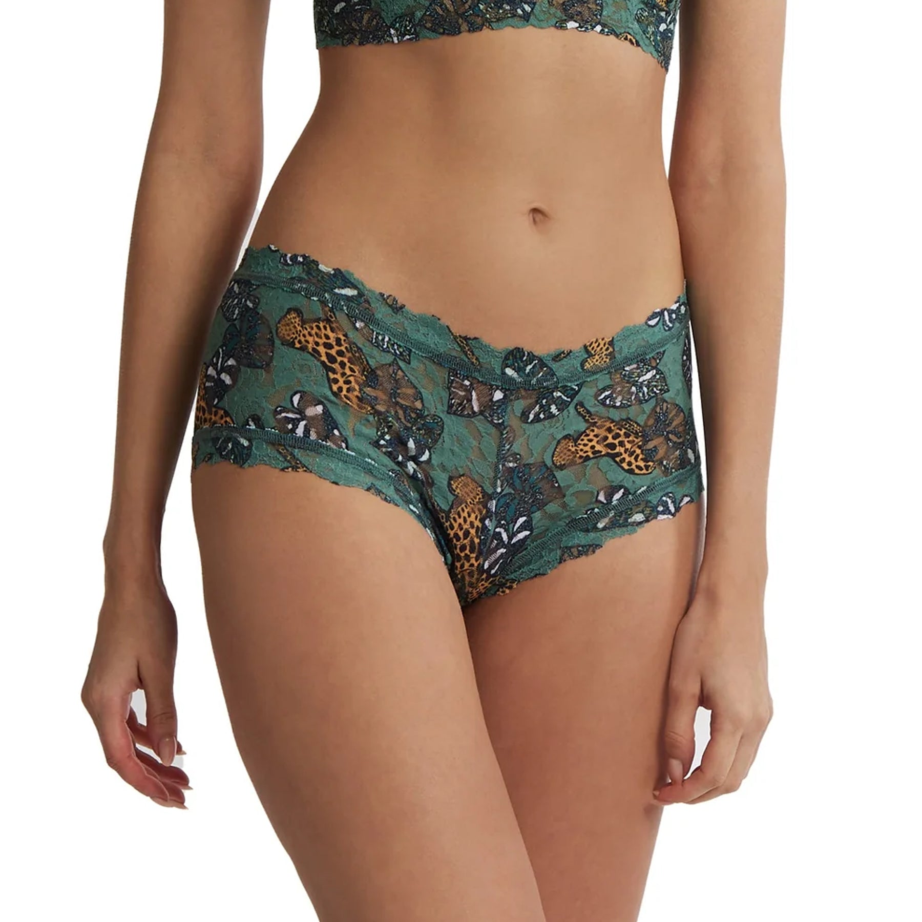 Hanky Panky Printed Lace Boyshort