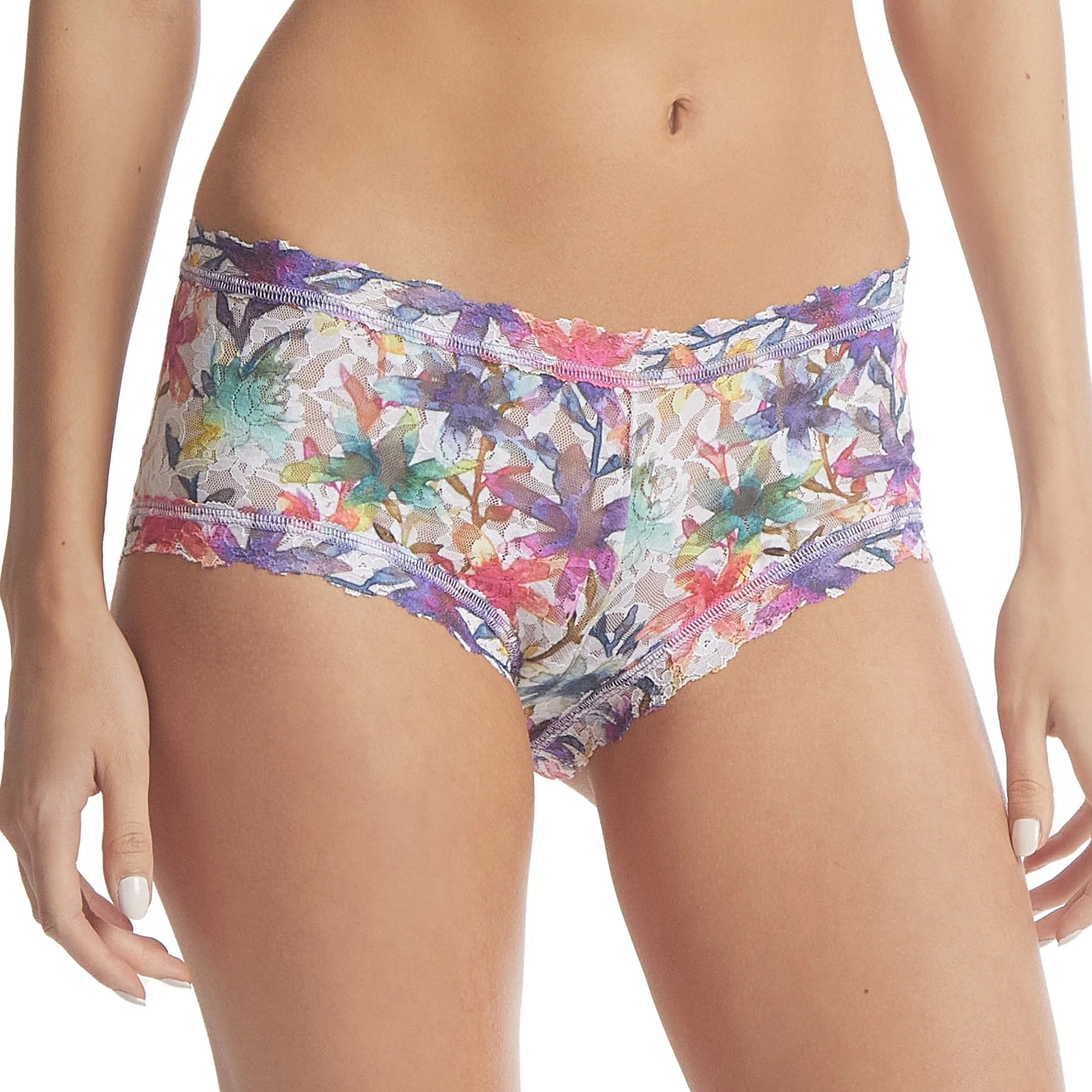 Hanky Panky Printed Lace Boyshort