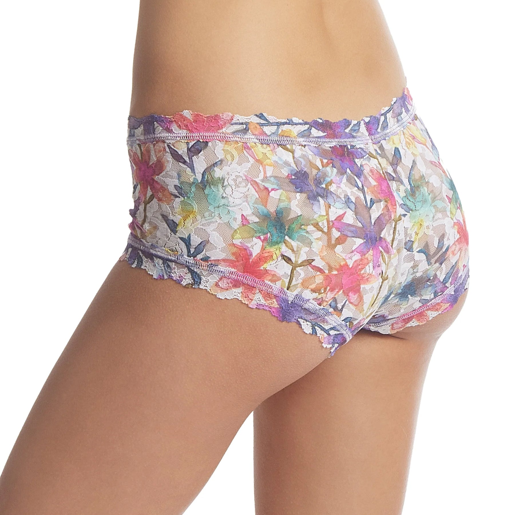 Hanky Panky Printed Lace Boyshort