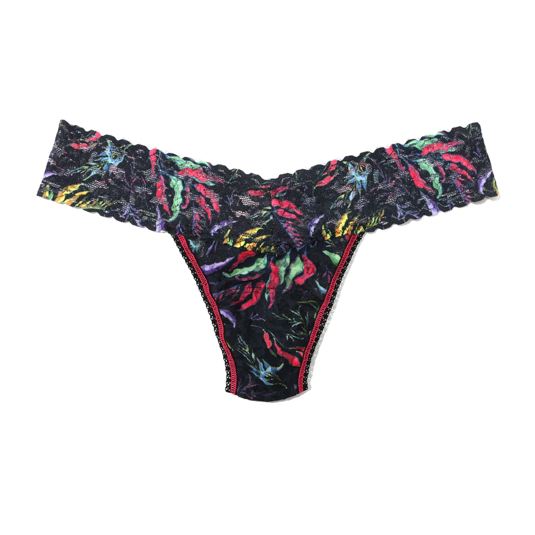 Hanky Panky Printed Lace Low Rise Thong