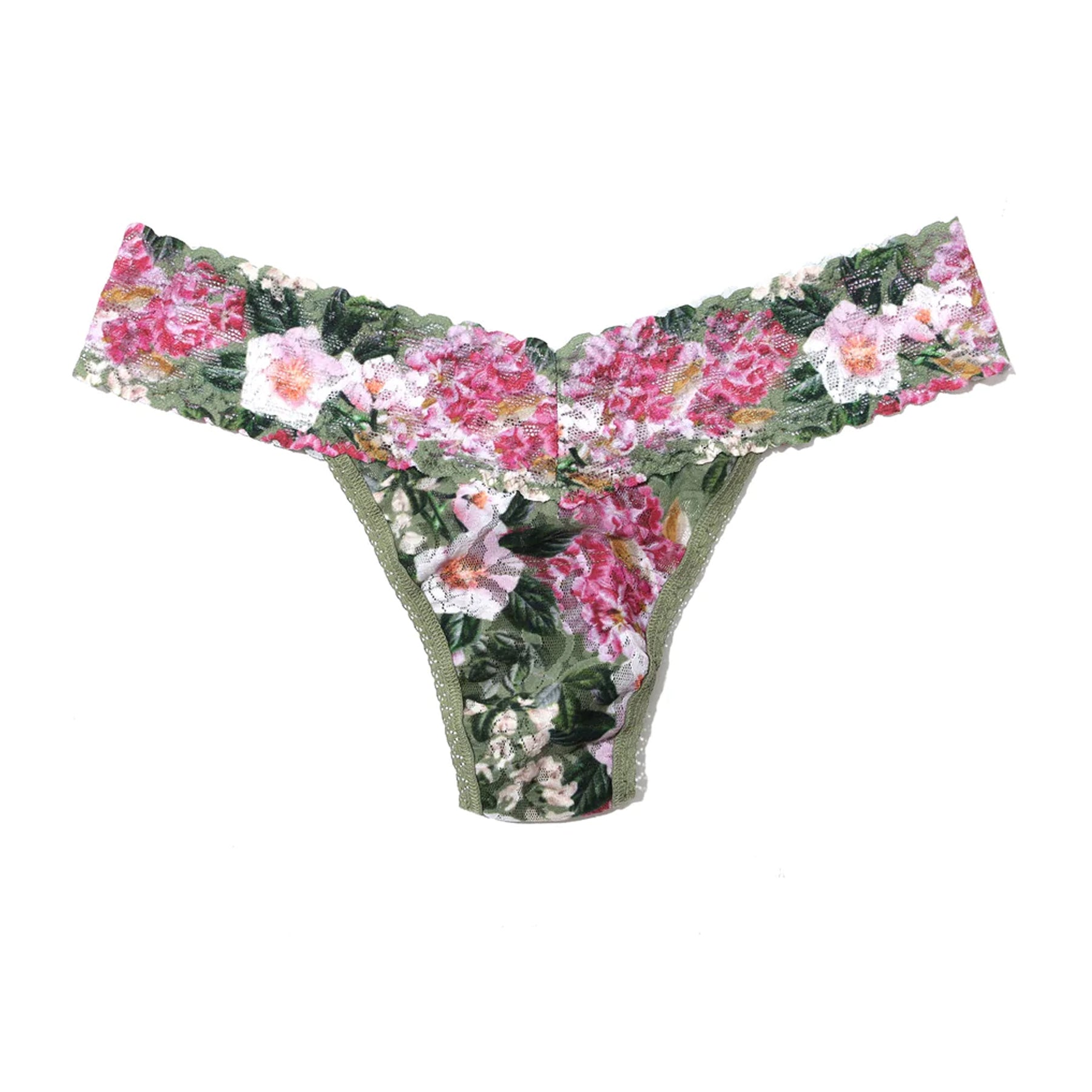 Hanky Panky Printed Lace Low Rise Thong