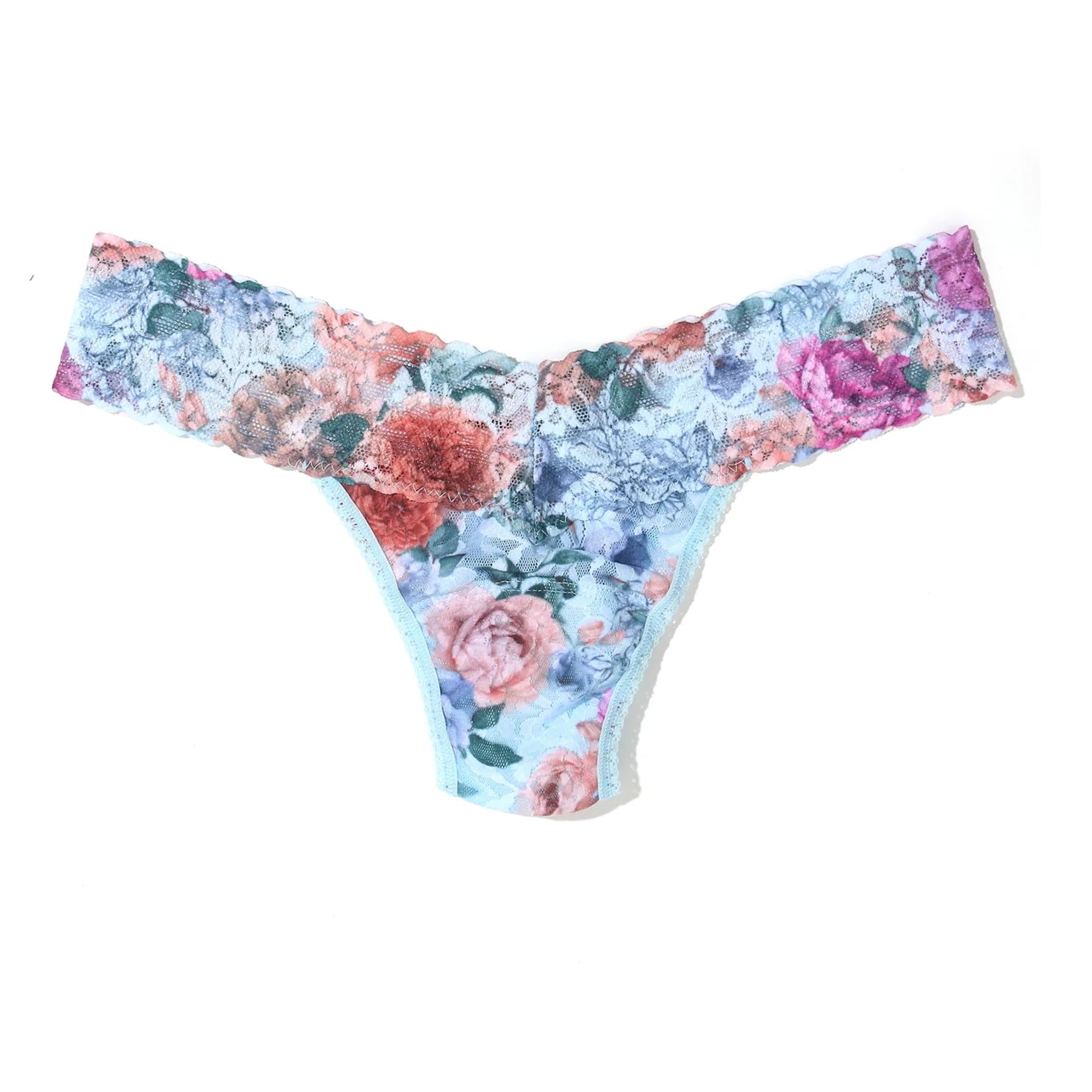 Hanky Panky Printed Lace Low Rise Thong