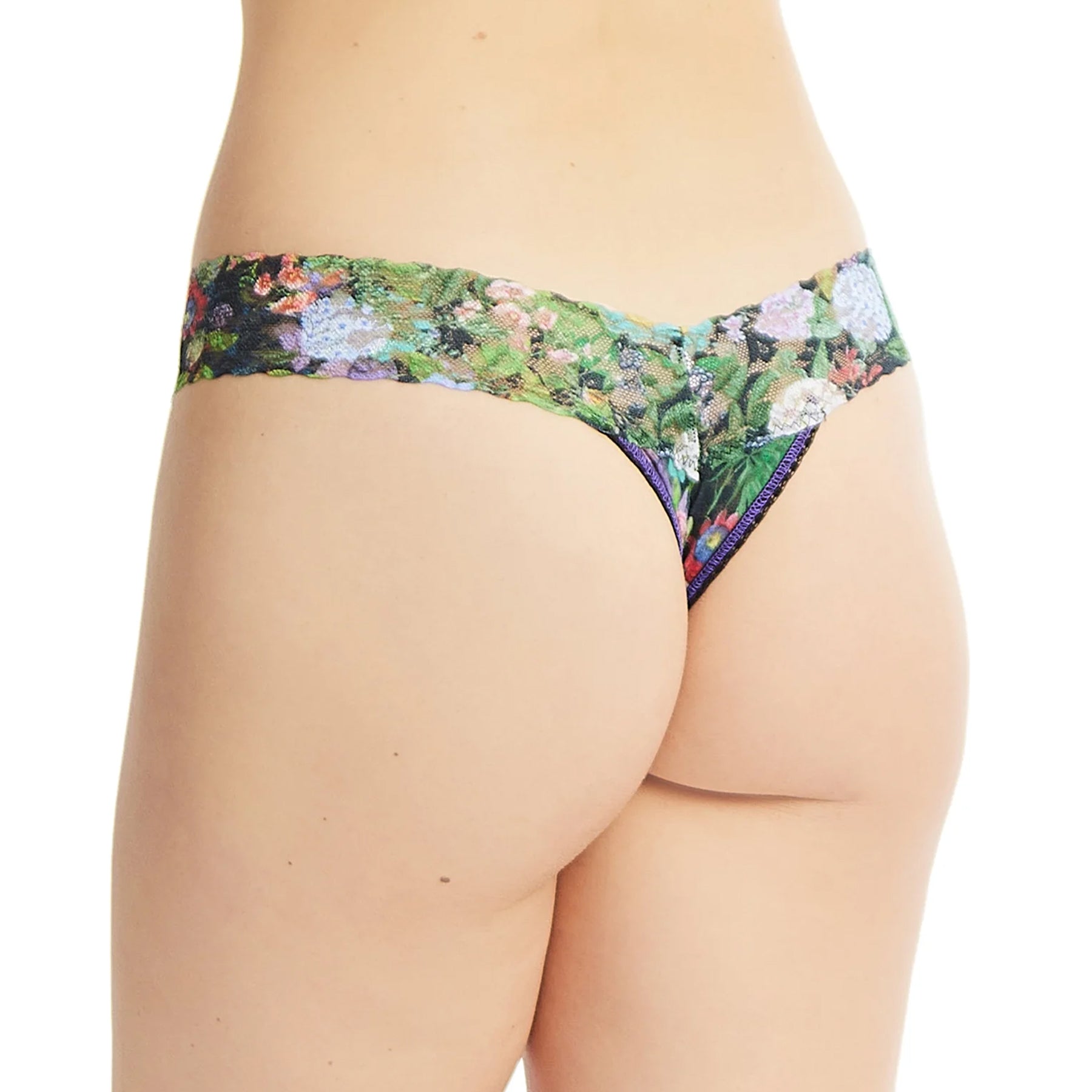 Hanky Panky Printed Lace Low Rise Thong