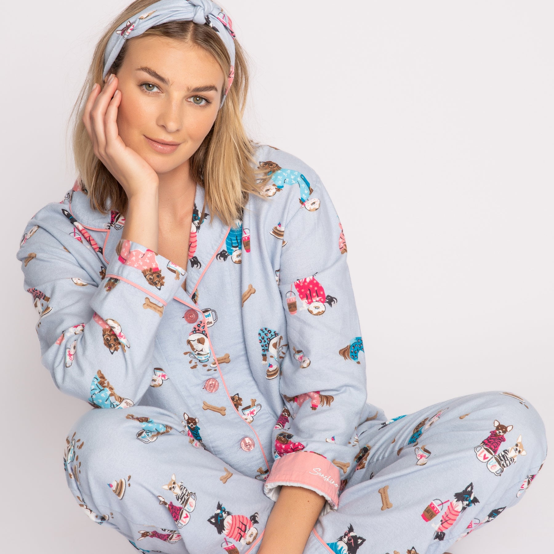 PJ Salvage Flannel PJ Set