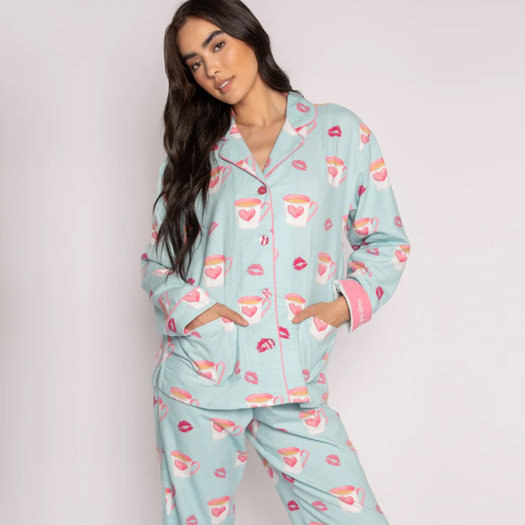 PJ Salvage Flannel PJ Set
