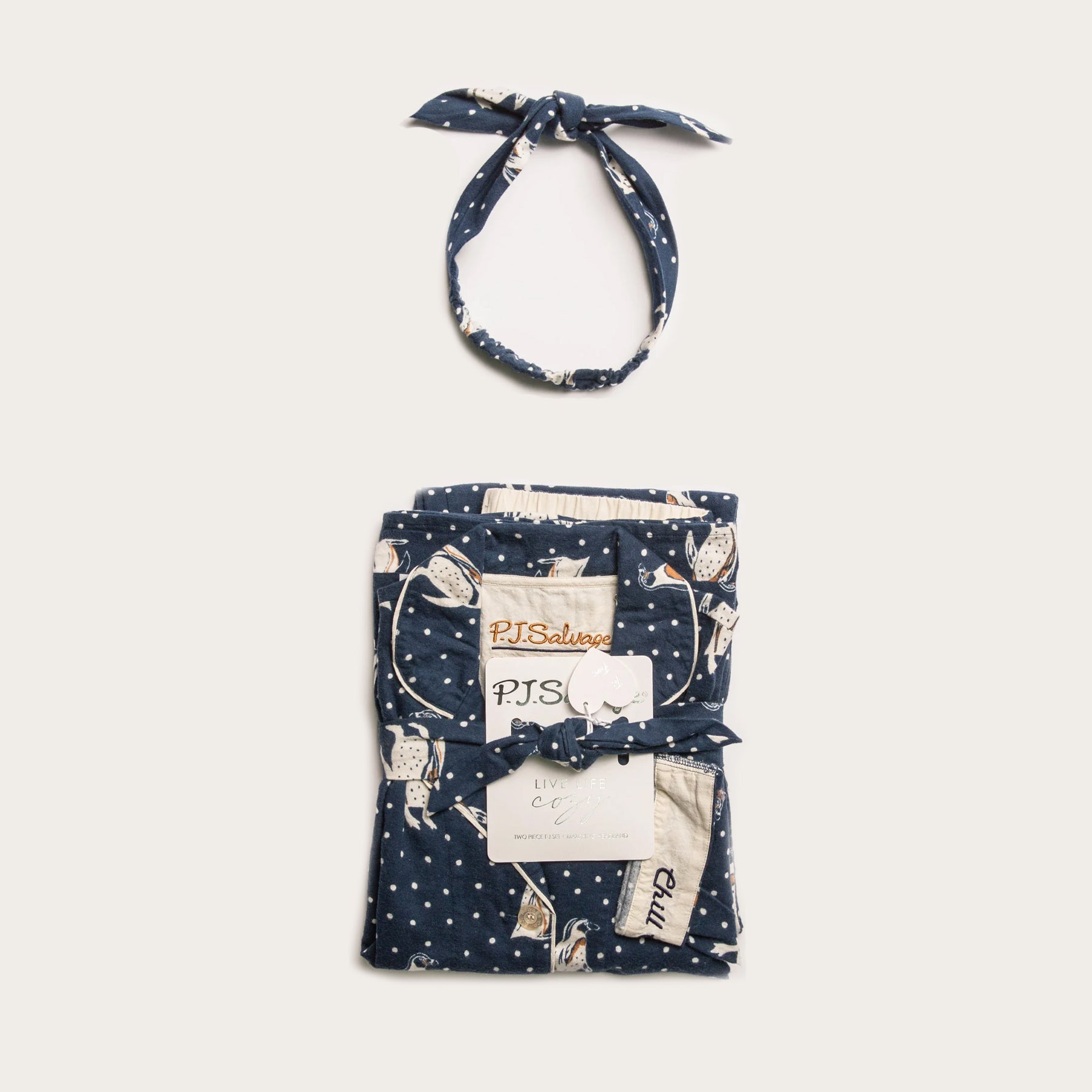 PJ Salvage Flannel PJ Set