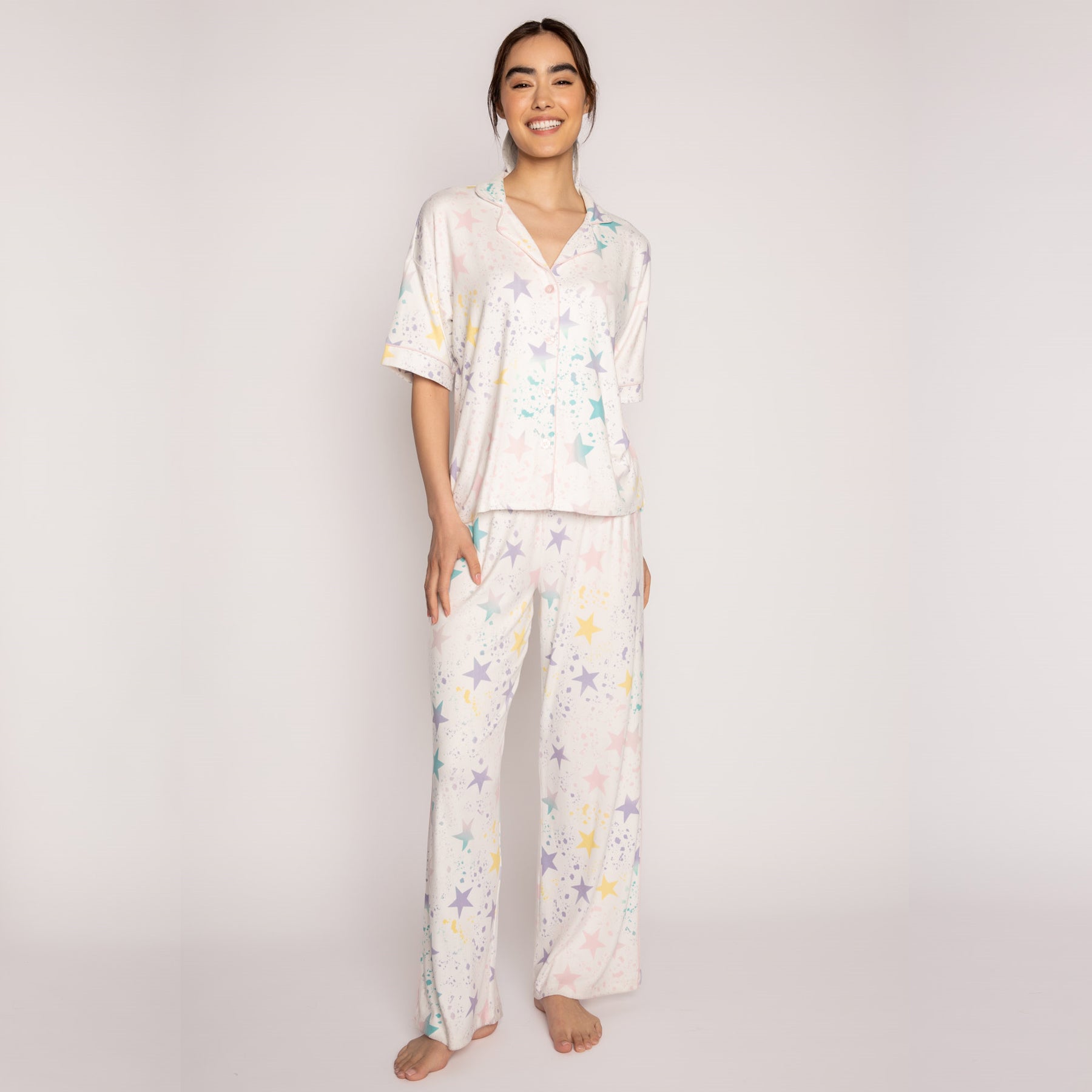 PJ Salvage Star Splatter Classic PJ Set