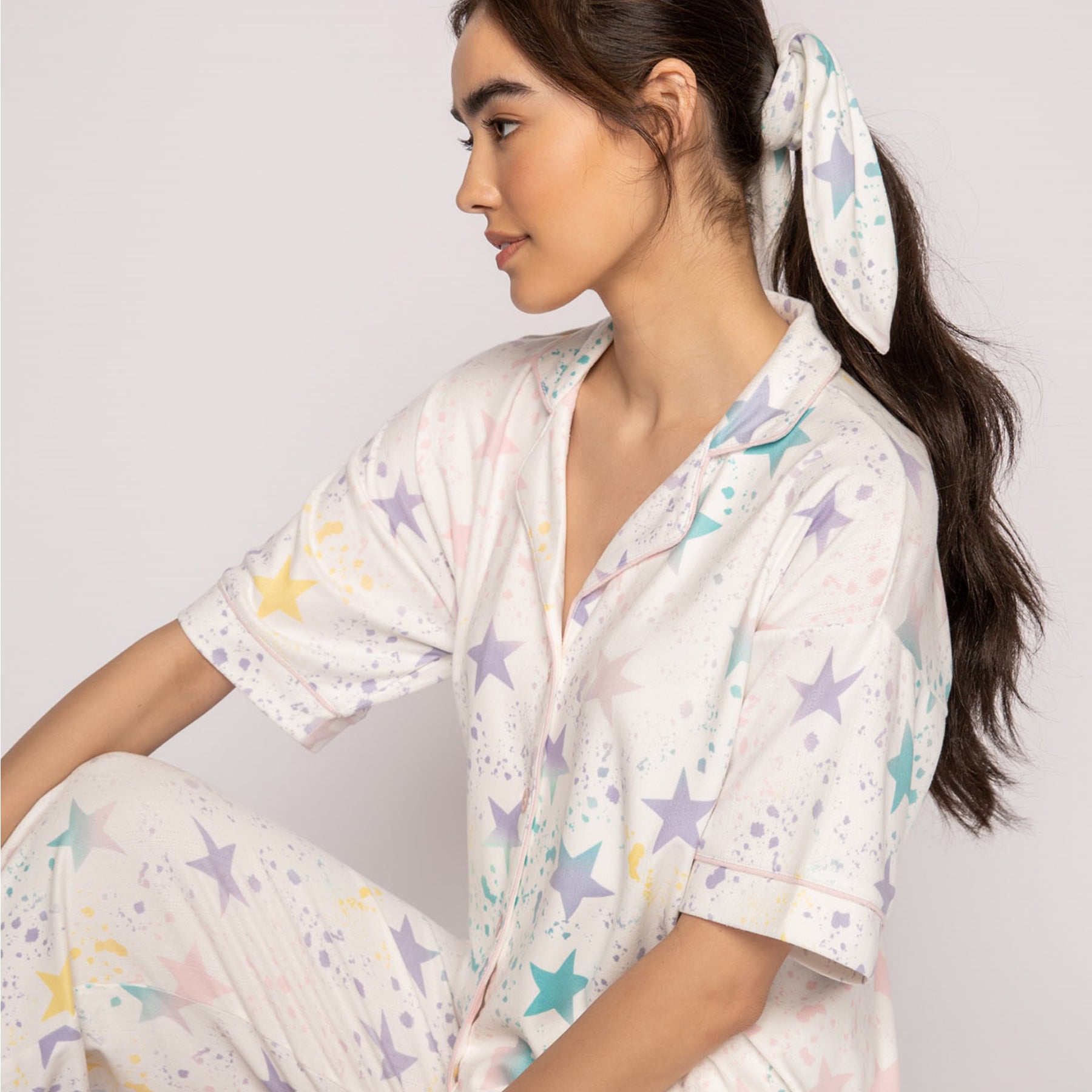PJ Salvage Star Splatter Classic PJ Set