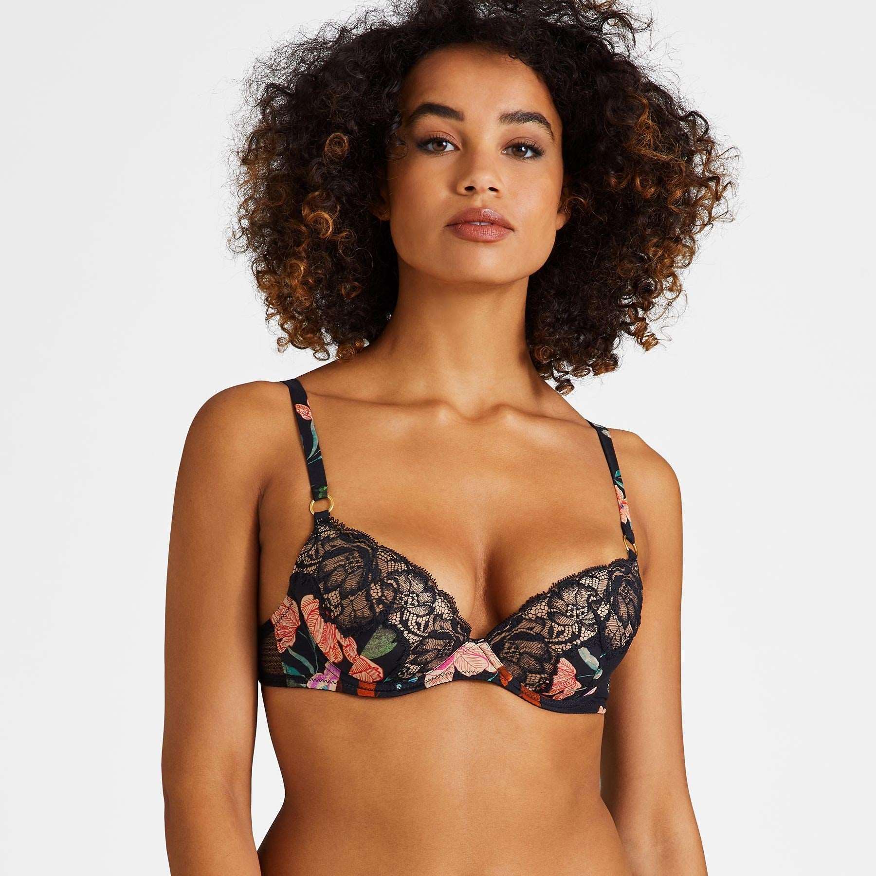Aubade Sweet Folk Padded Plunge Bra