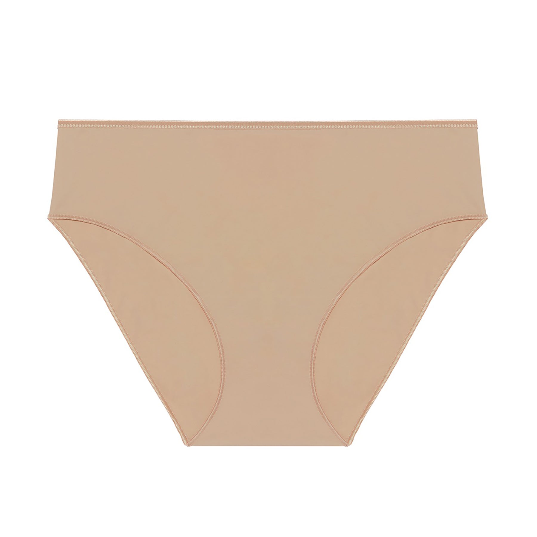 Simone Perele Andora Retro Brief style 131777 in Peau Rosee Nude 739, smooth front view ideal for everyday wear.