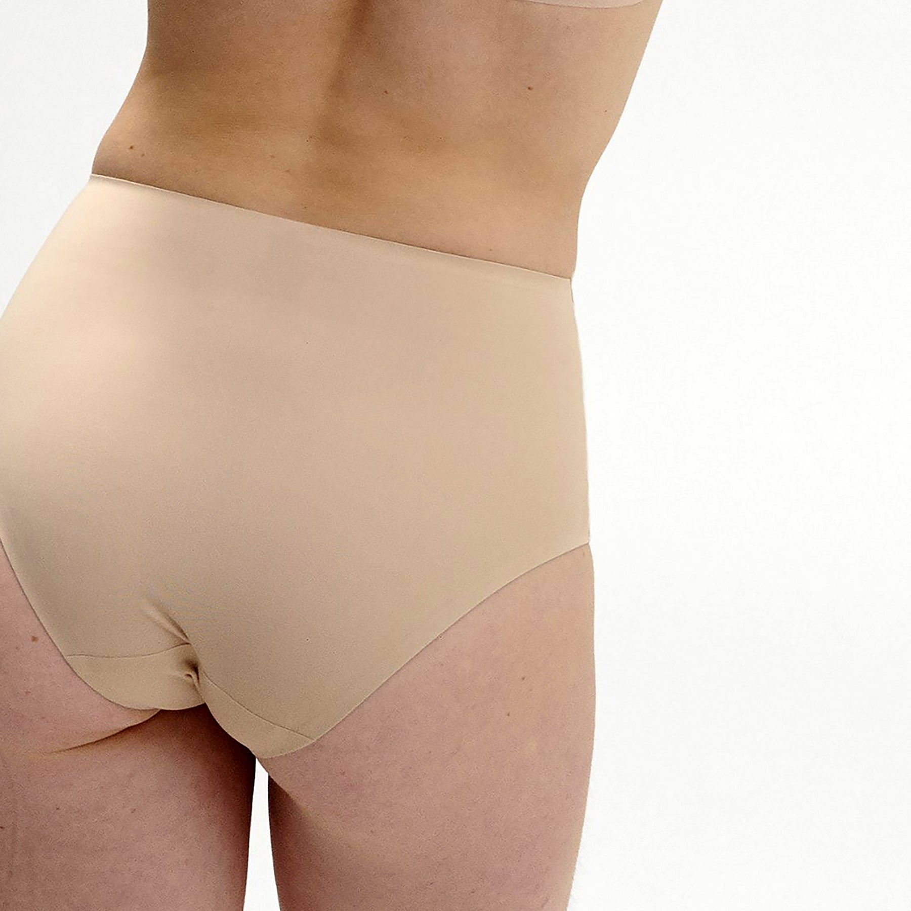 Simone Perele Essentiel Control Full Brief in Peau Rosée back view