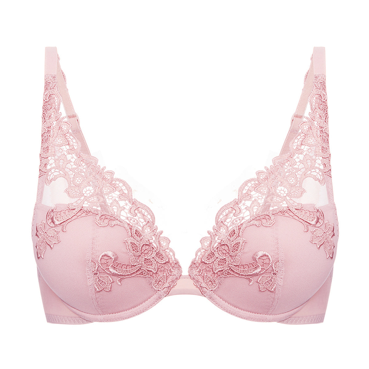 Buy Victoria's Secret Pink Lace Trim Full Cup Push Up Bra from Next Latvia