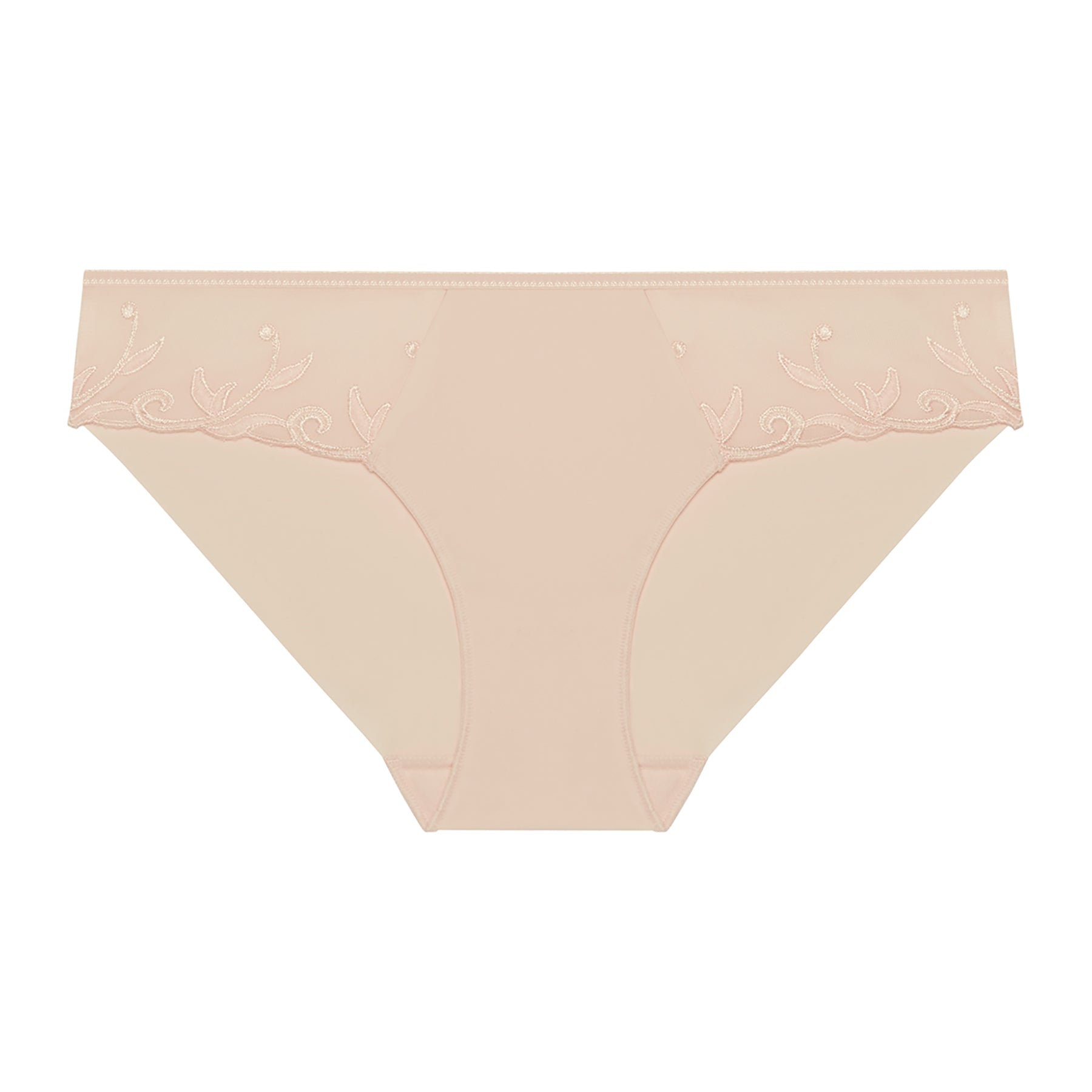 Simone Perele canada Andora bikini panty in pink blush 383. Front view without model.