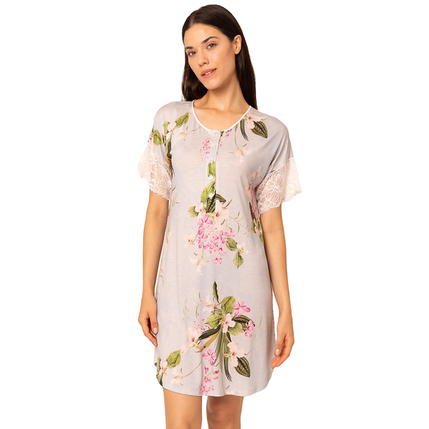 Mari M Flora Rose SleepShirt