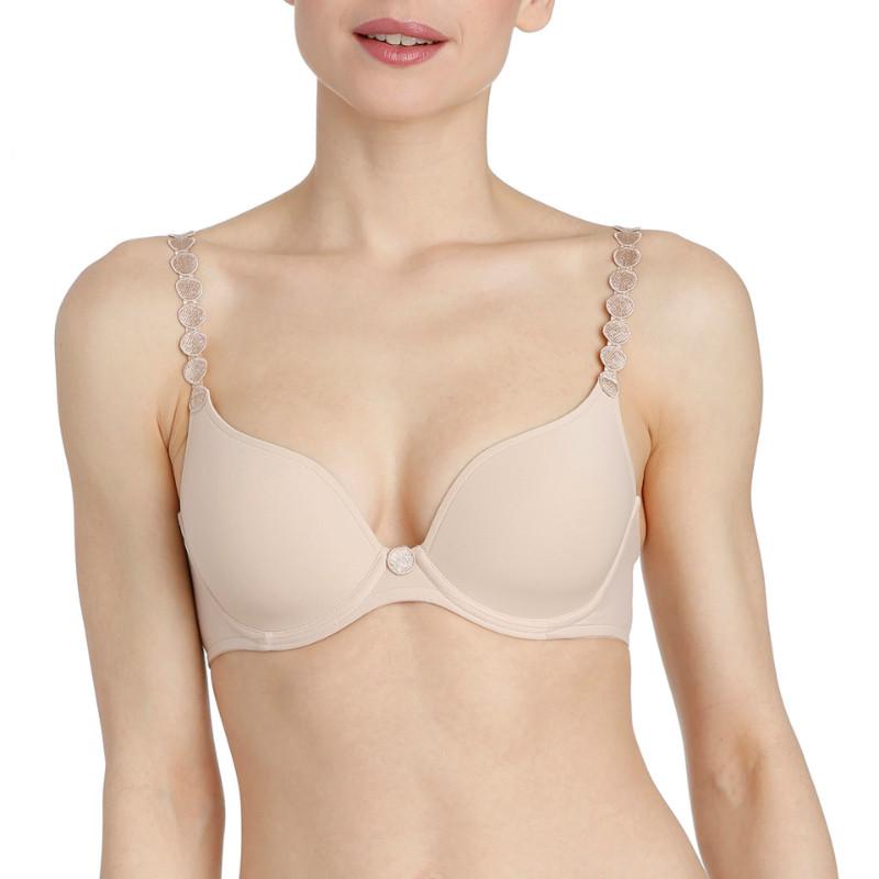 MarieJo L'aventure Tom Padded bra 012-0826 in nude dune skin beige