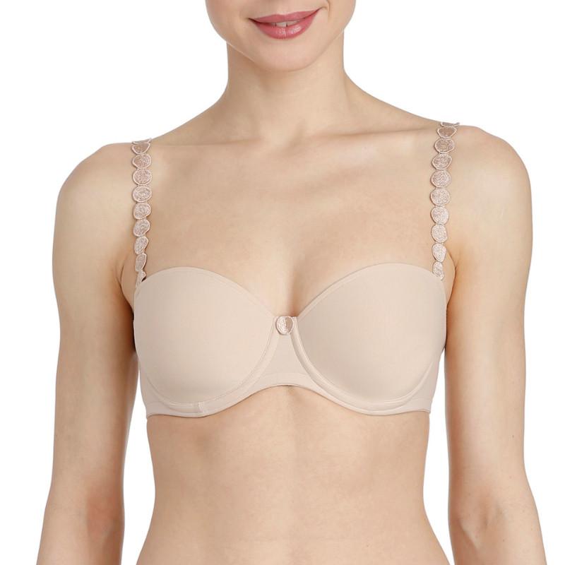 MarieJo L'aventure Tom Strapless Bra in cafe
