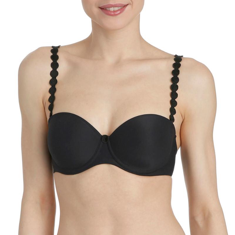 MarieJo L'aventure Tom Strapless Bra in black