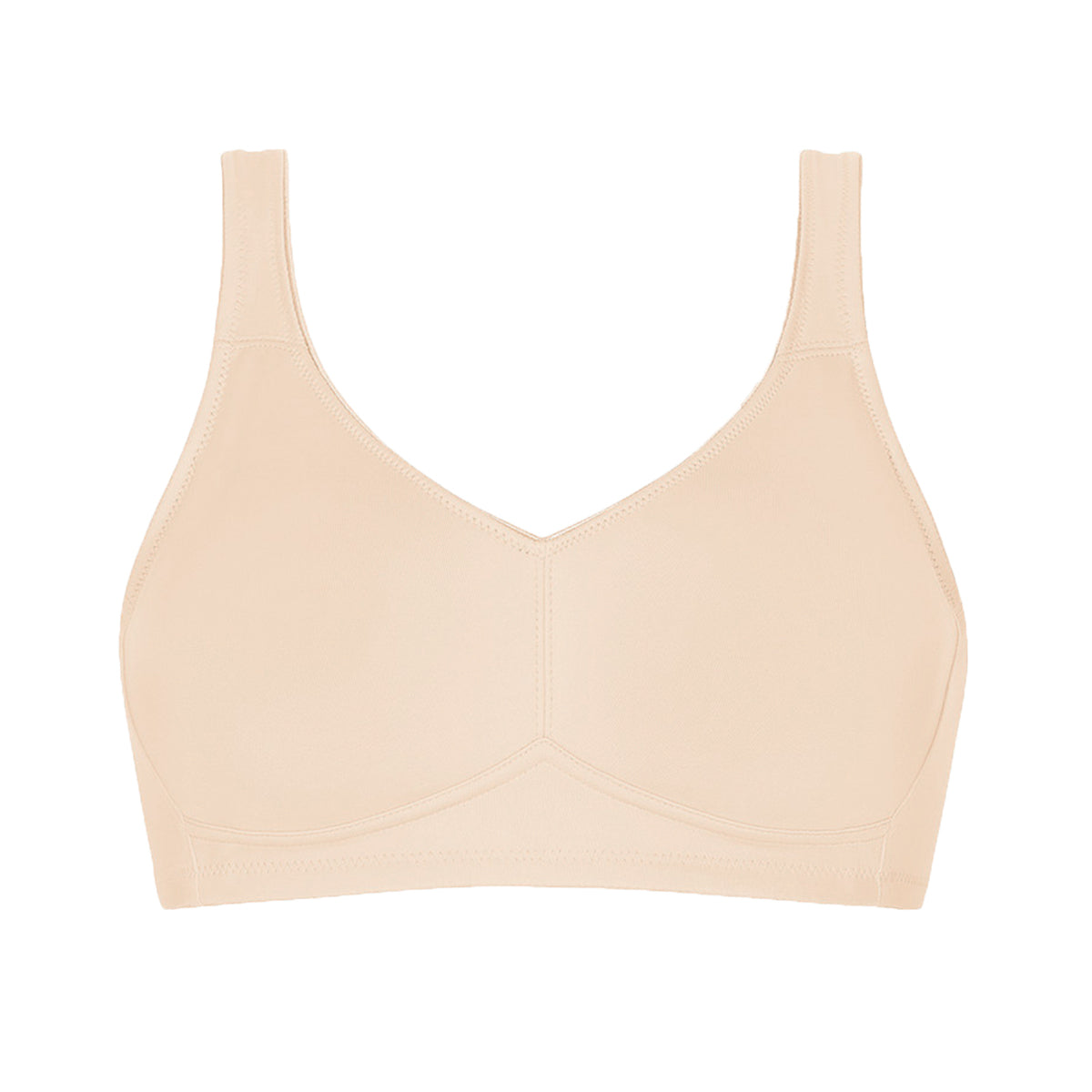 Amoena Marlena wireless Bra in nude no model front view