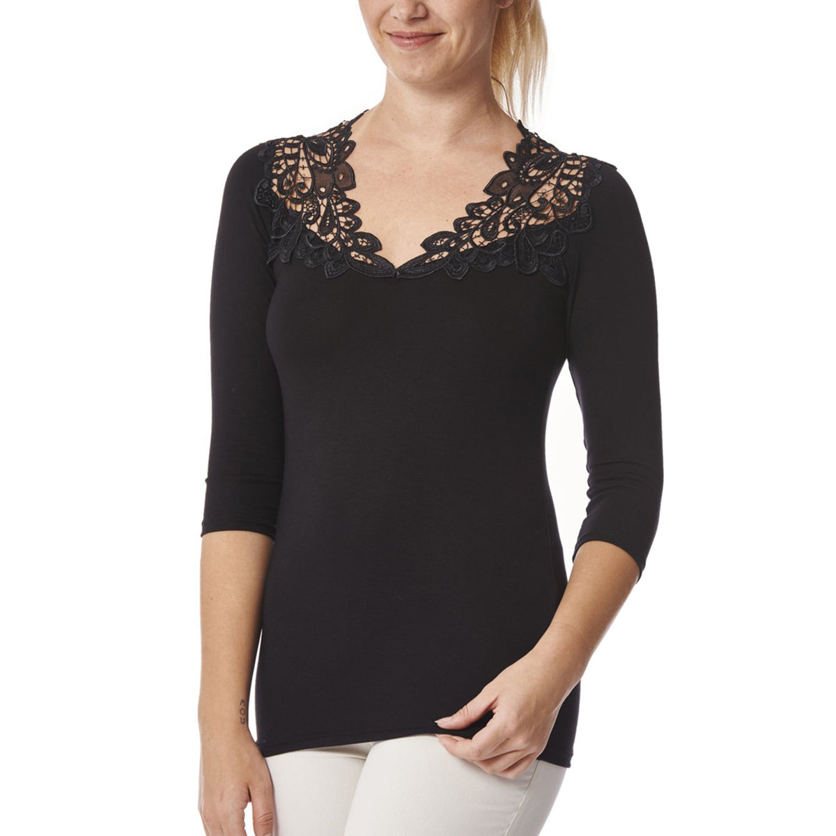 Arianne Teri 3/4 Slv Top